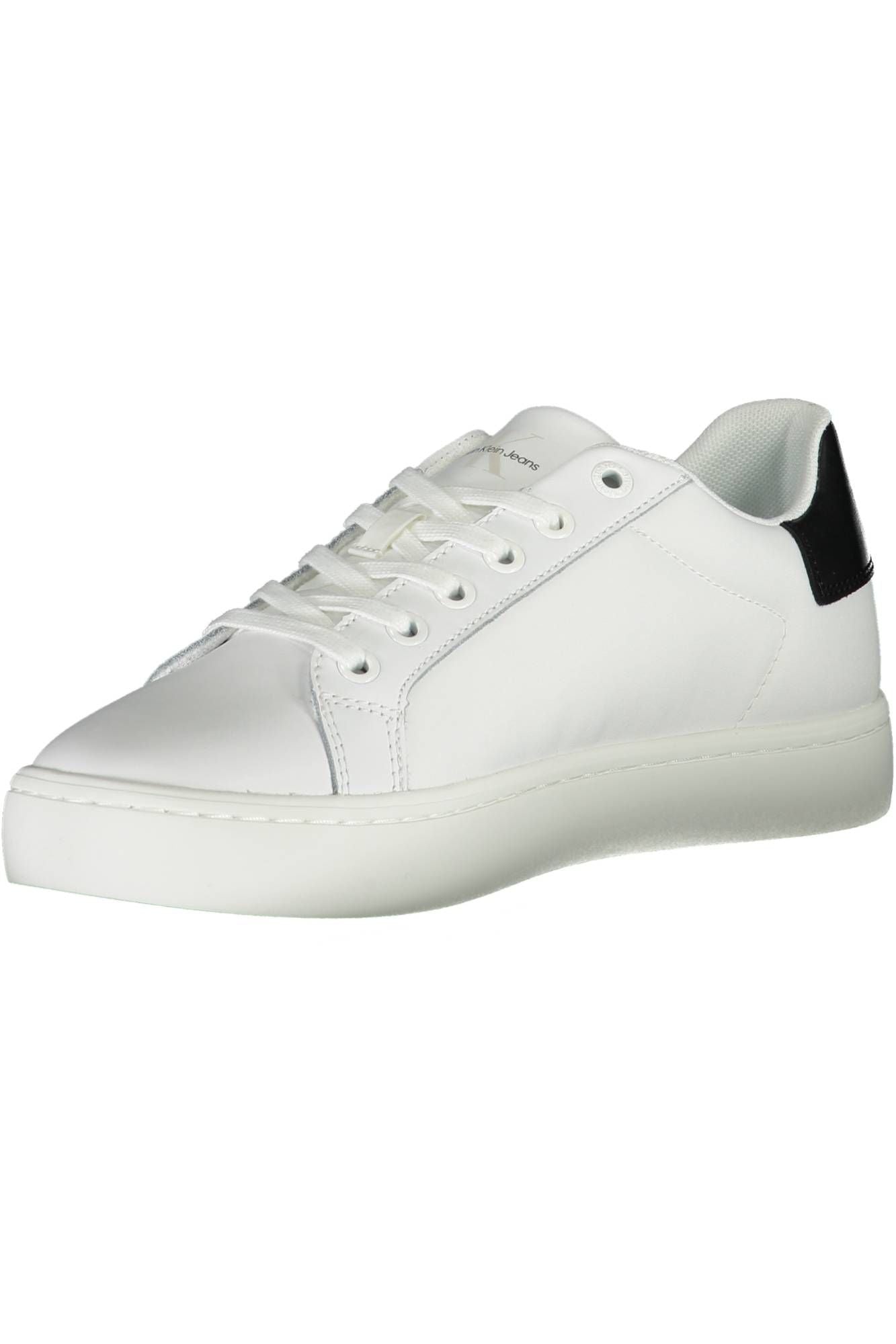 White Nylon Women Sneaker
