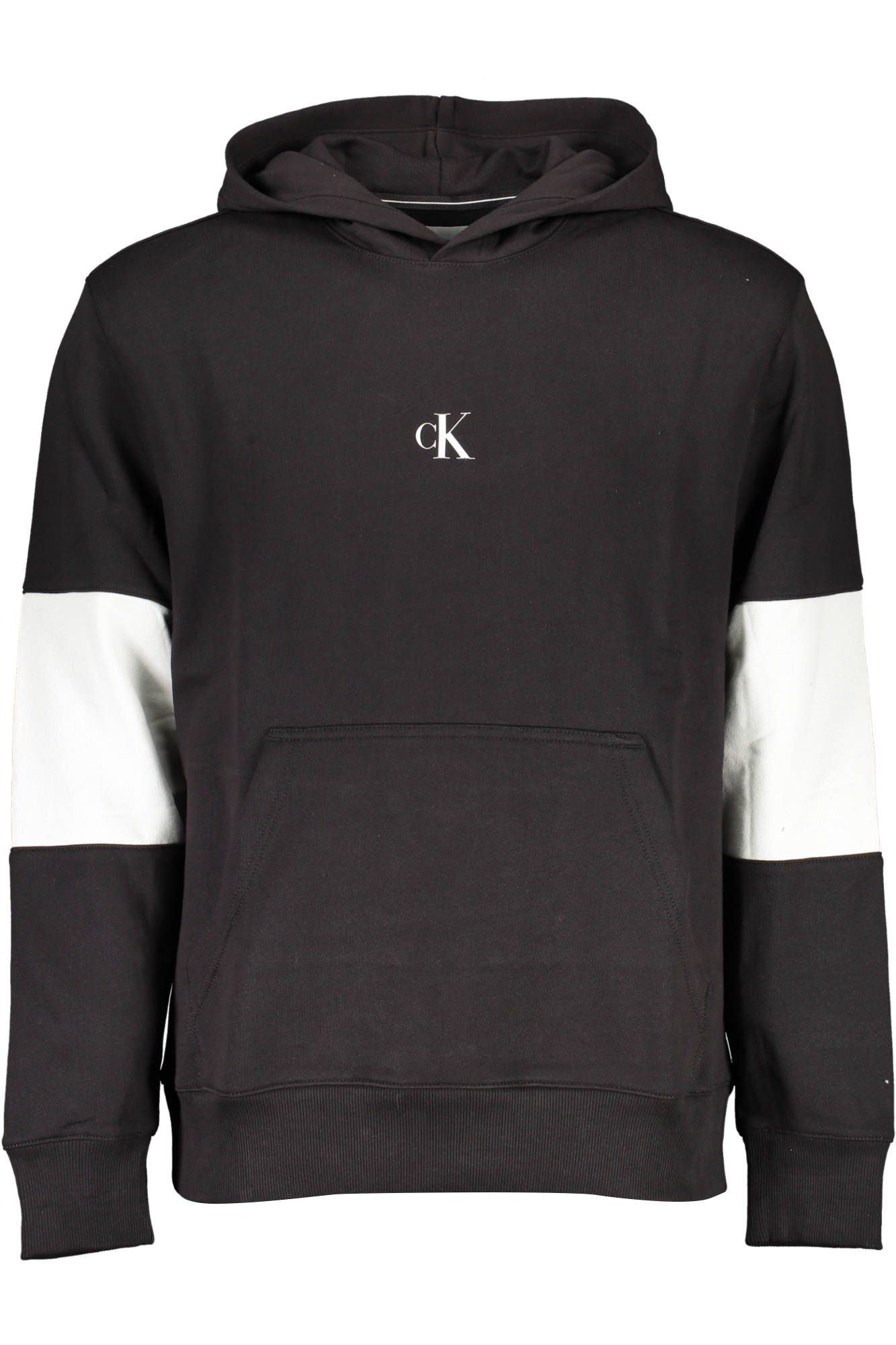 Black Cotton Men Sweater