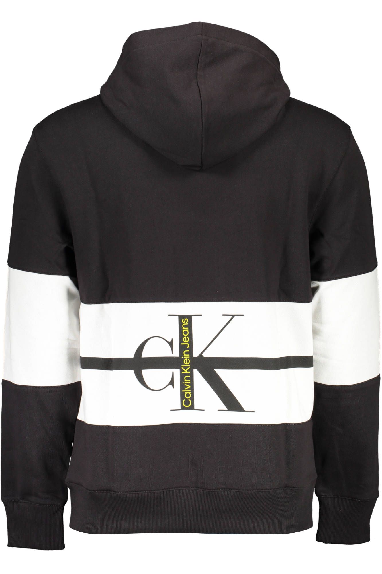 Black Cotton Men Sweater