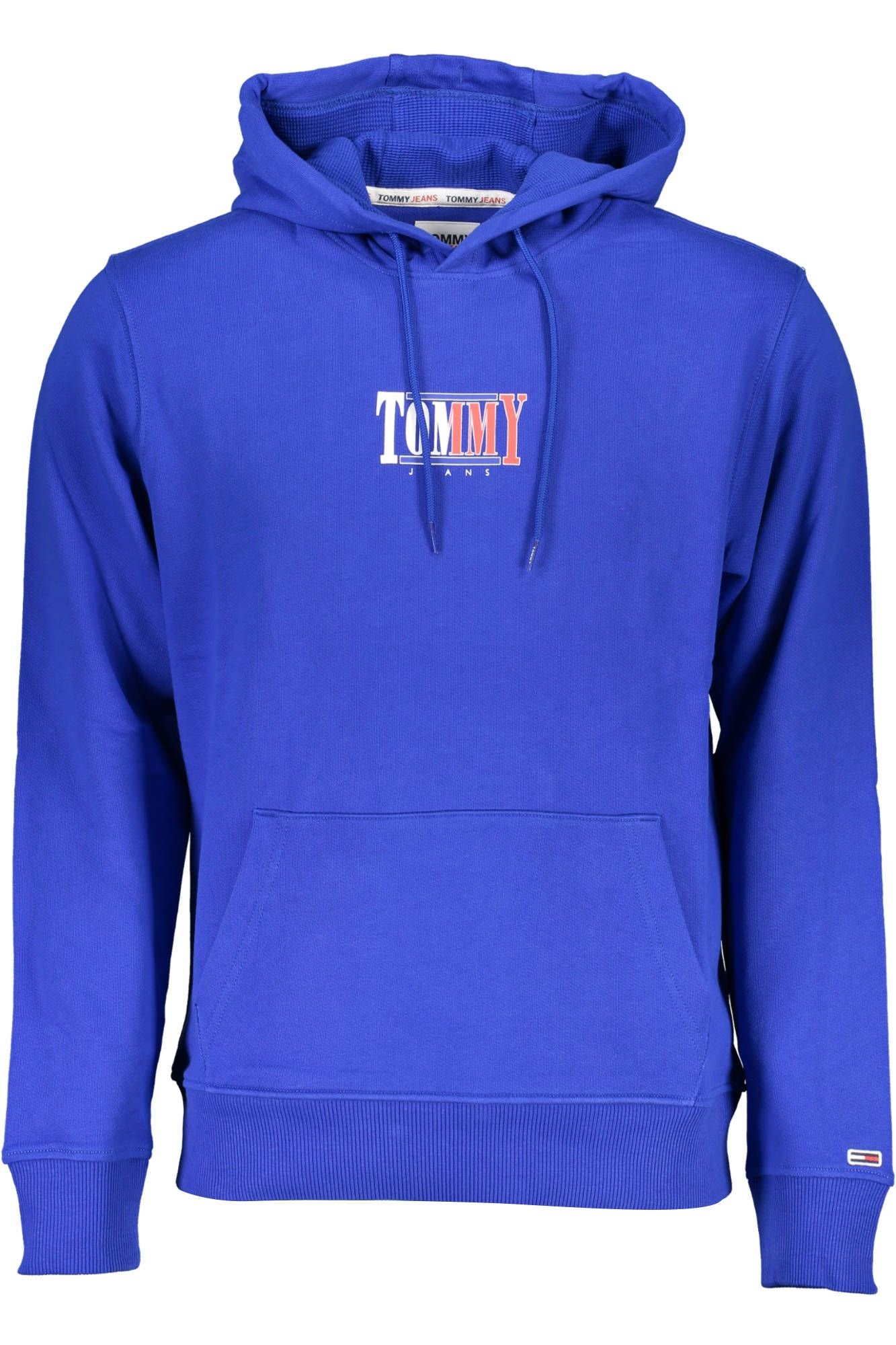 Light Blue Cotton Men Sweater