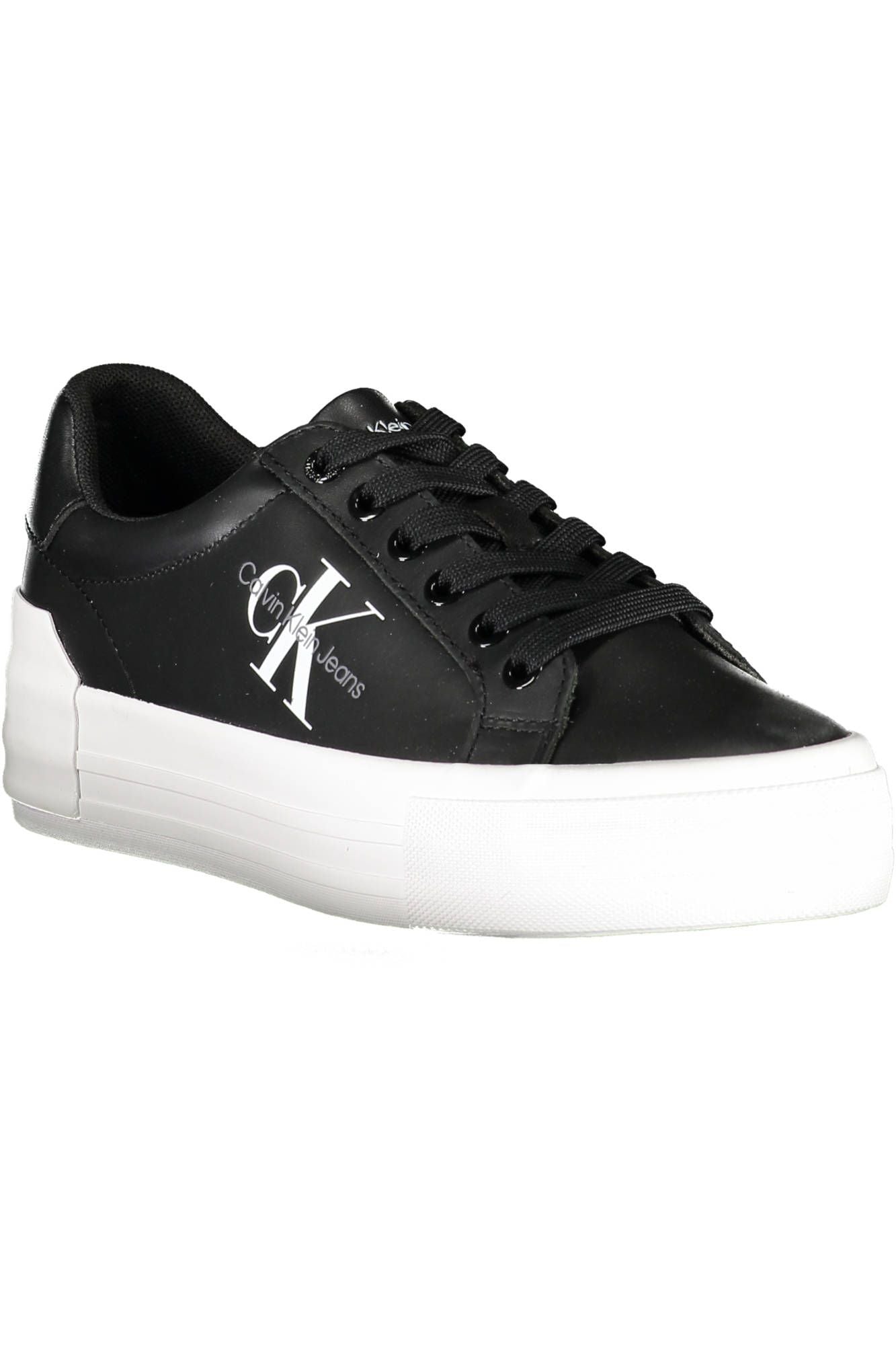 Black Polyester Women Sneaker