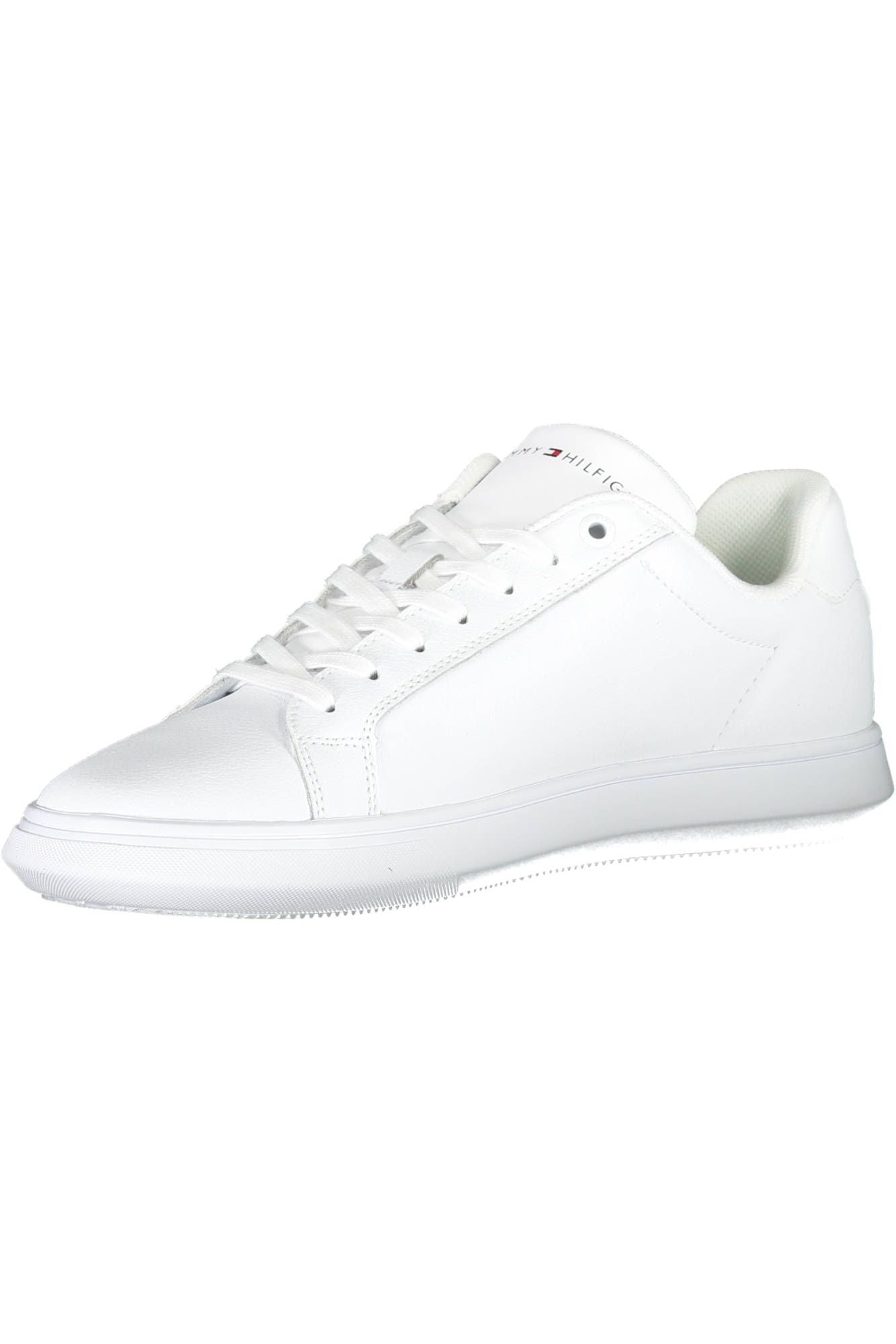 White Polyester Men Sneaker