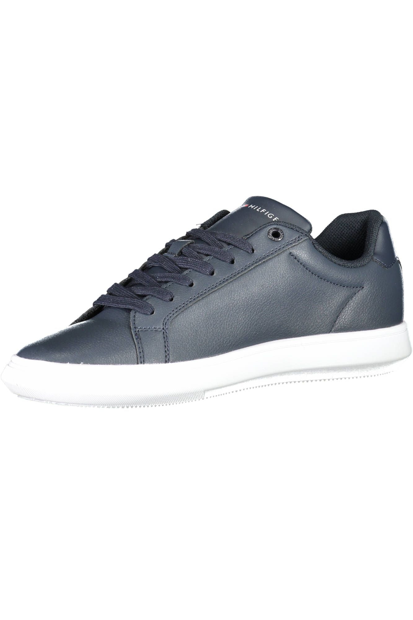 Blue Recycled Polyester Men Sneaker