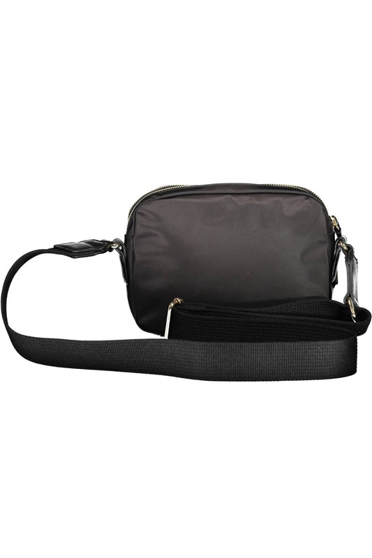 Black Nylon Women Handbag