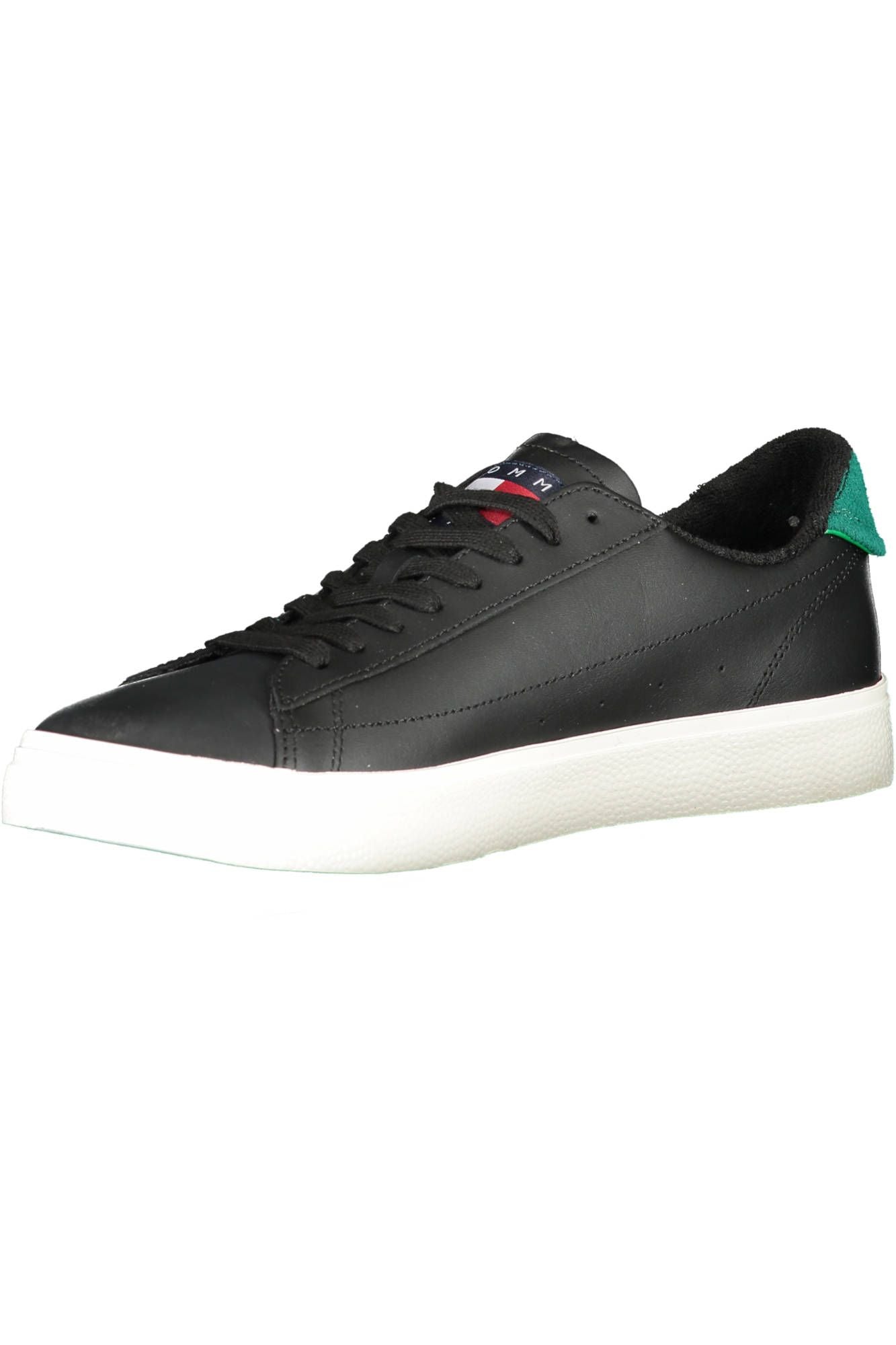 Black Recycled Polyester Men Sneaker