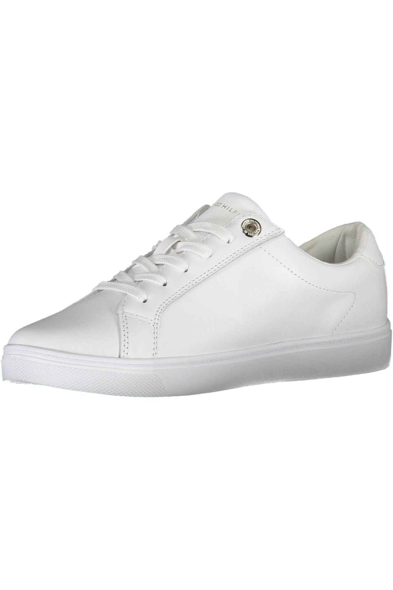White Cotton Women Sneaker