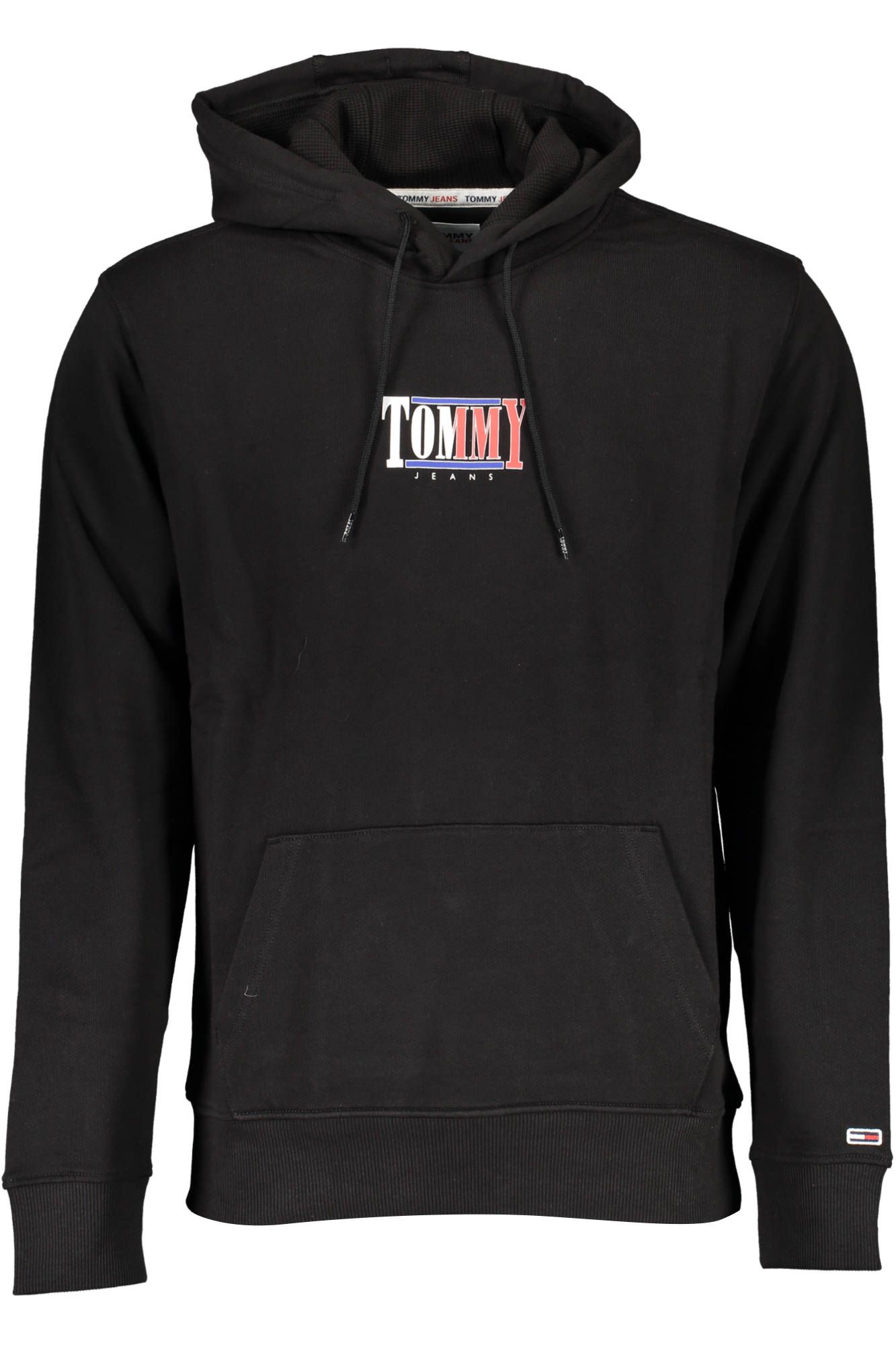 Black Cotton Men Sweater