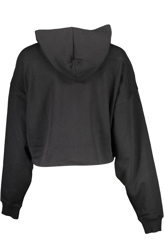 Black Cotton Women Sweater