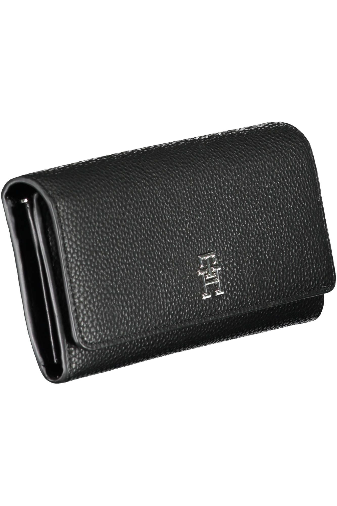 Black Polyurethane Women Wallet