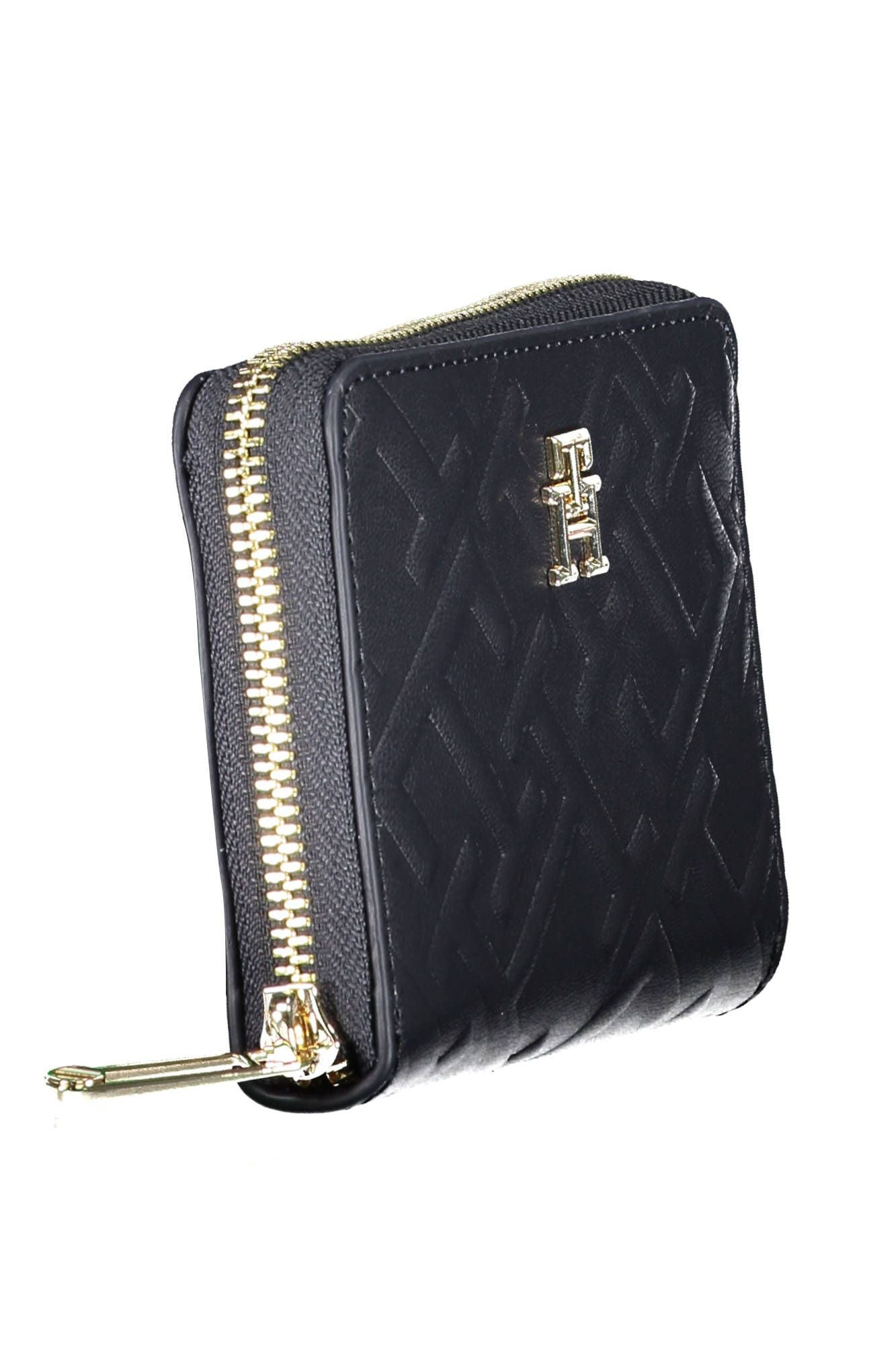 Blue Polyurethane Women Wallet