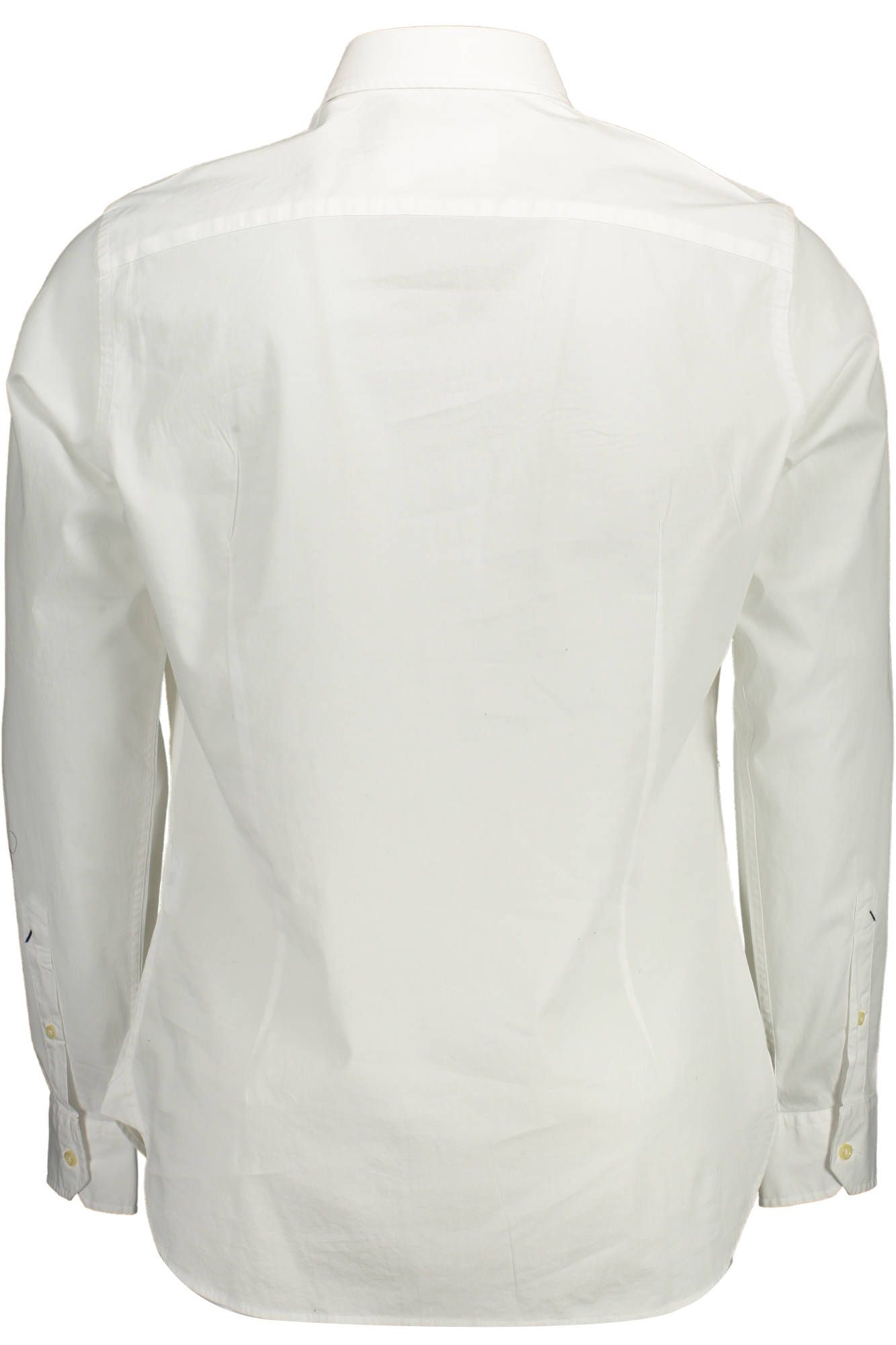 White Cotton Men Shirt