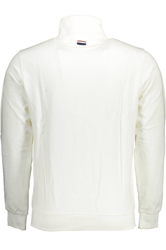 White Cotton Men Sweater