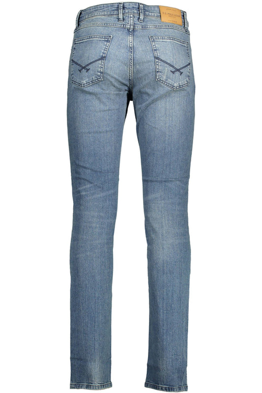 Blue Cotton Men Jeans