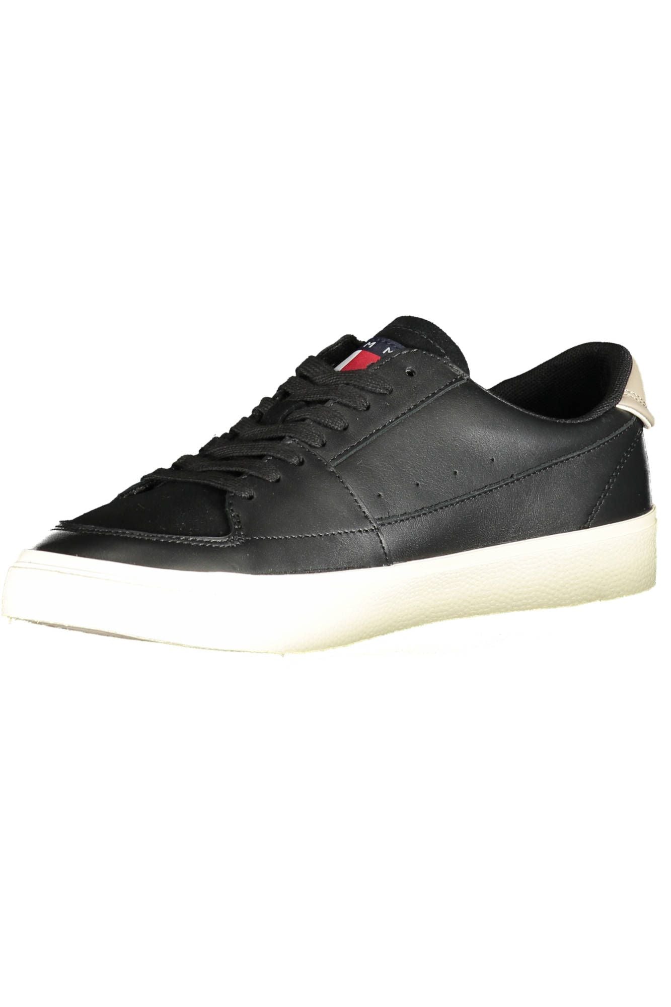 Black Recycled Polyester Men Sneaker