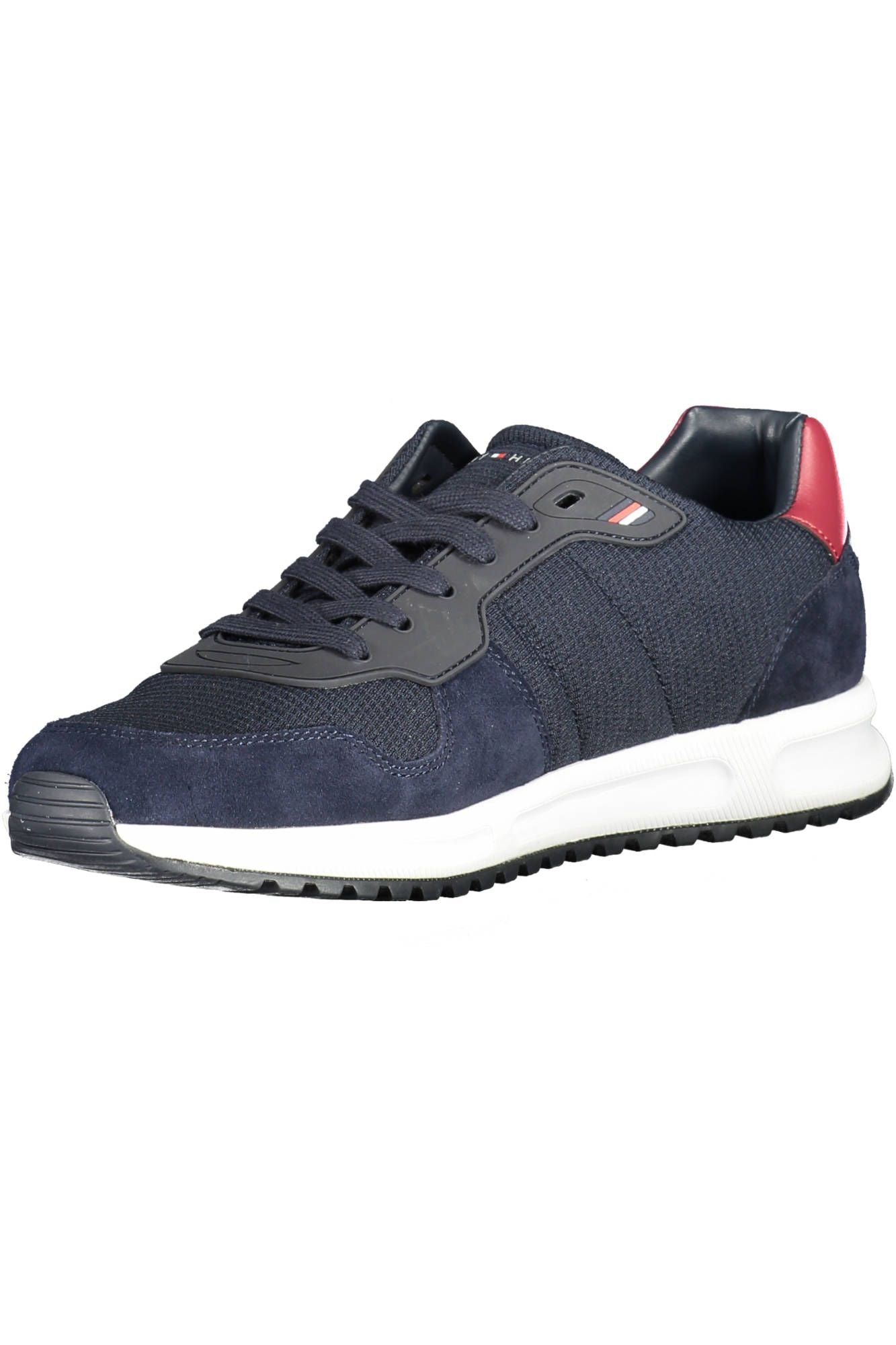Blue Polyester Men Sneaker