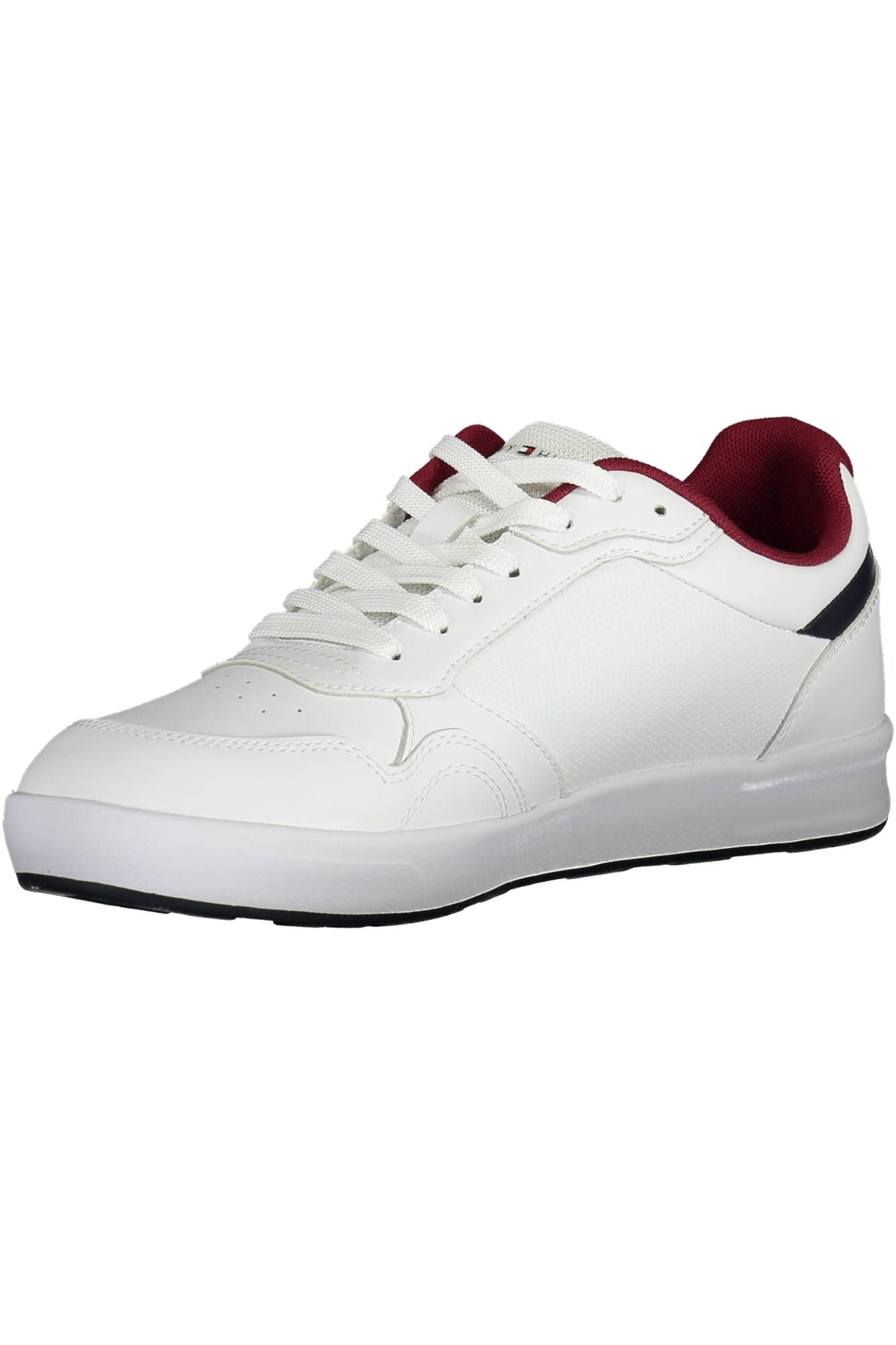 White Polyester Men Sneaker