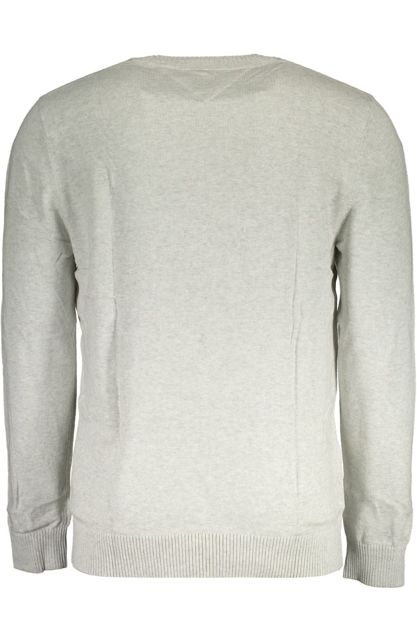 Gray Cotton Men Sweater