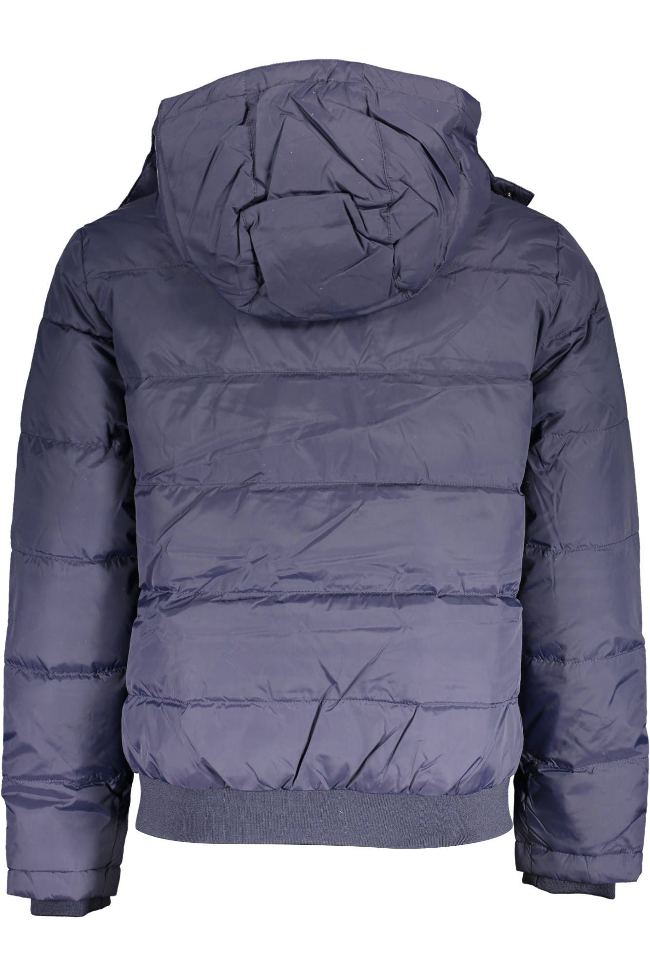 Blue Polyamide Men Jacket
