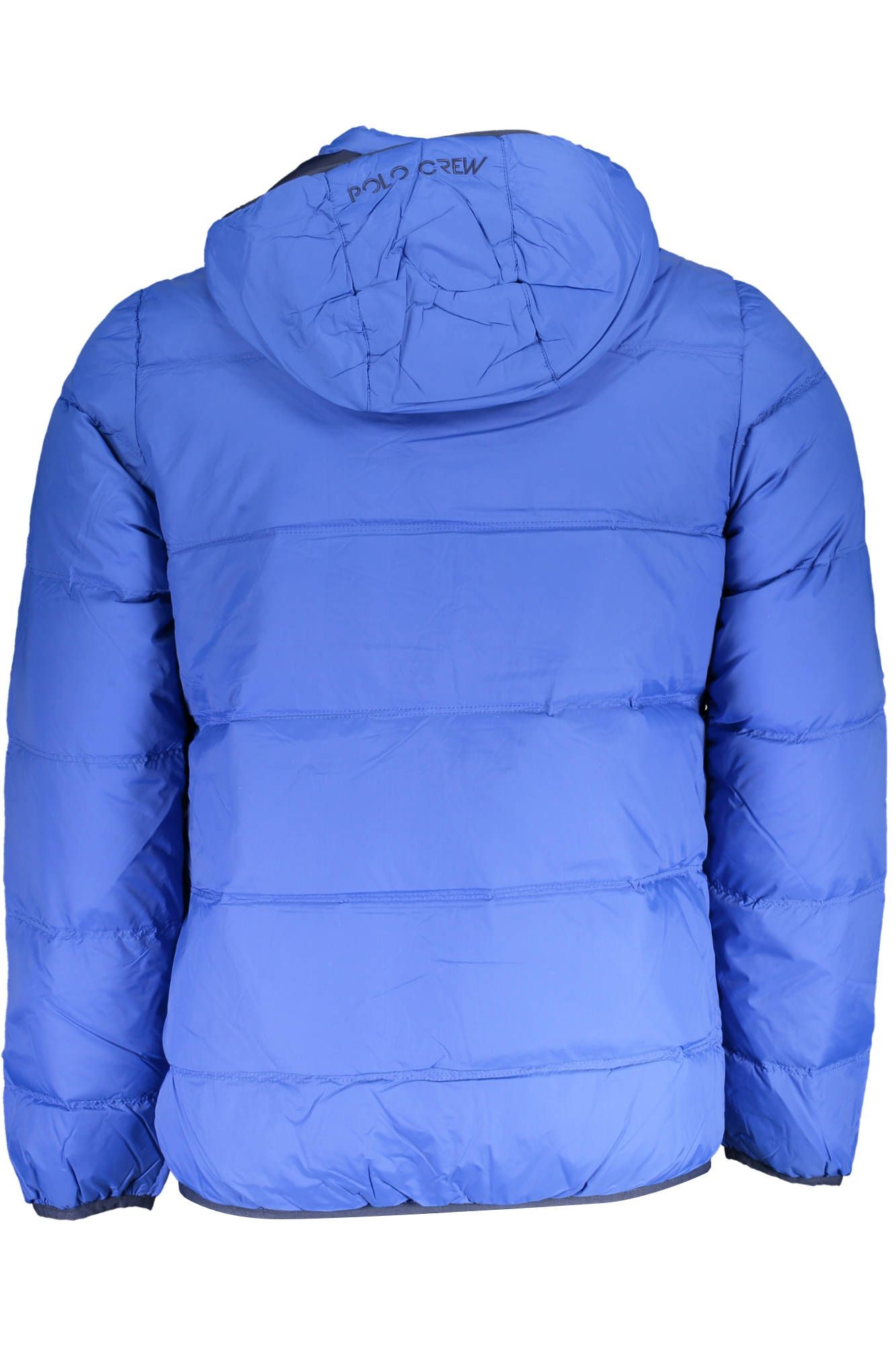 Blue Polyamide Men Jacket