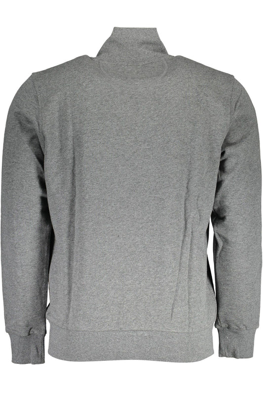 Gray Cotton Men's Sweater