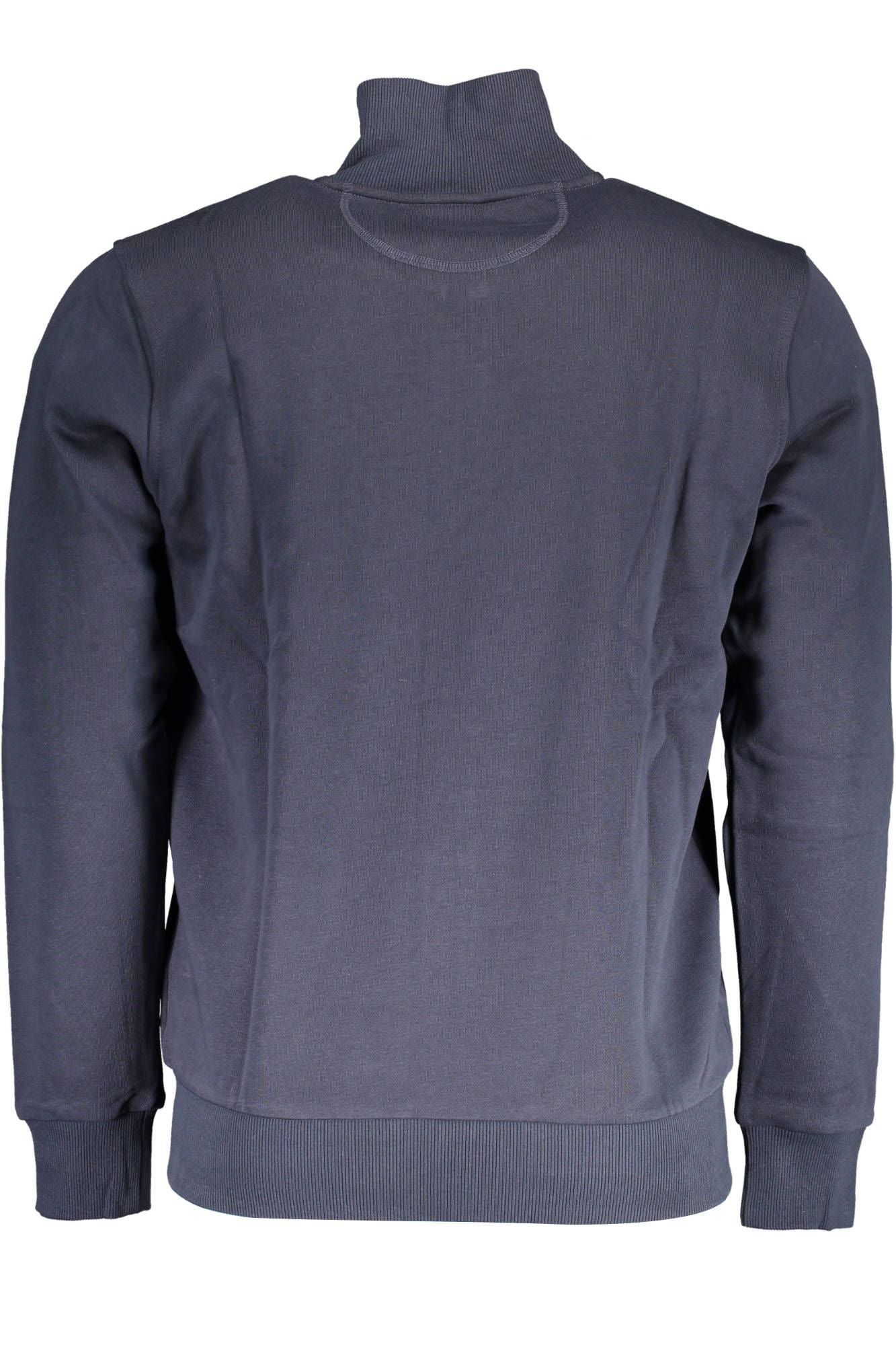 Blue Cotton Men Sweater