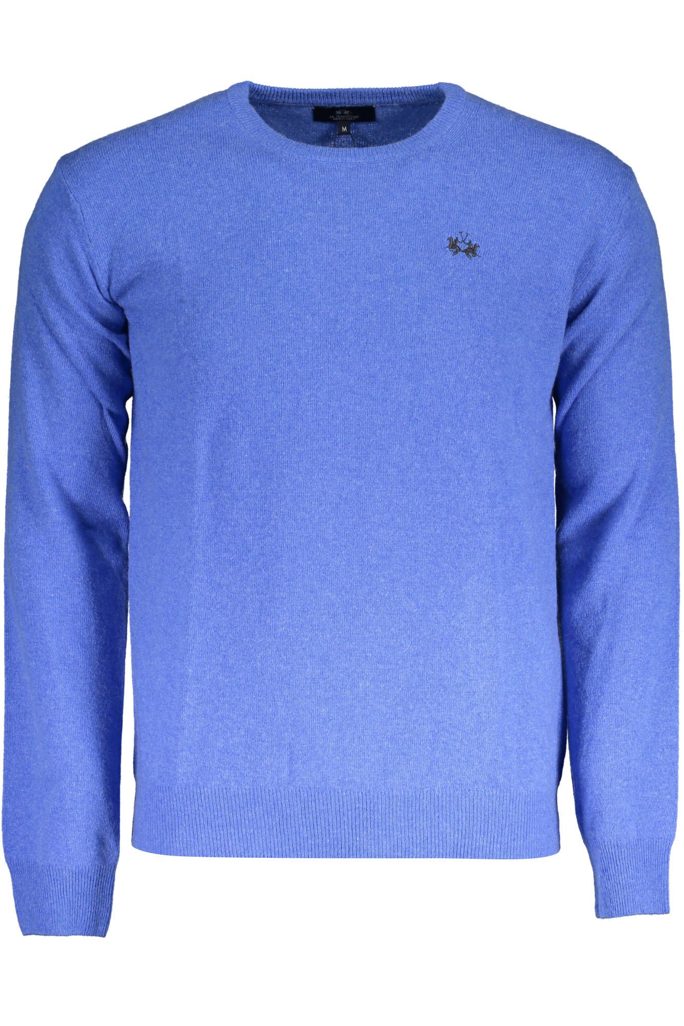 Blue Wool Men Sweater