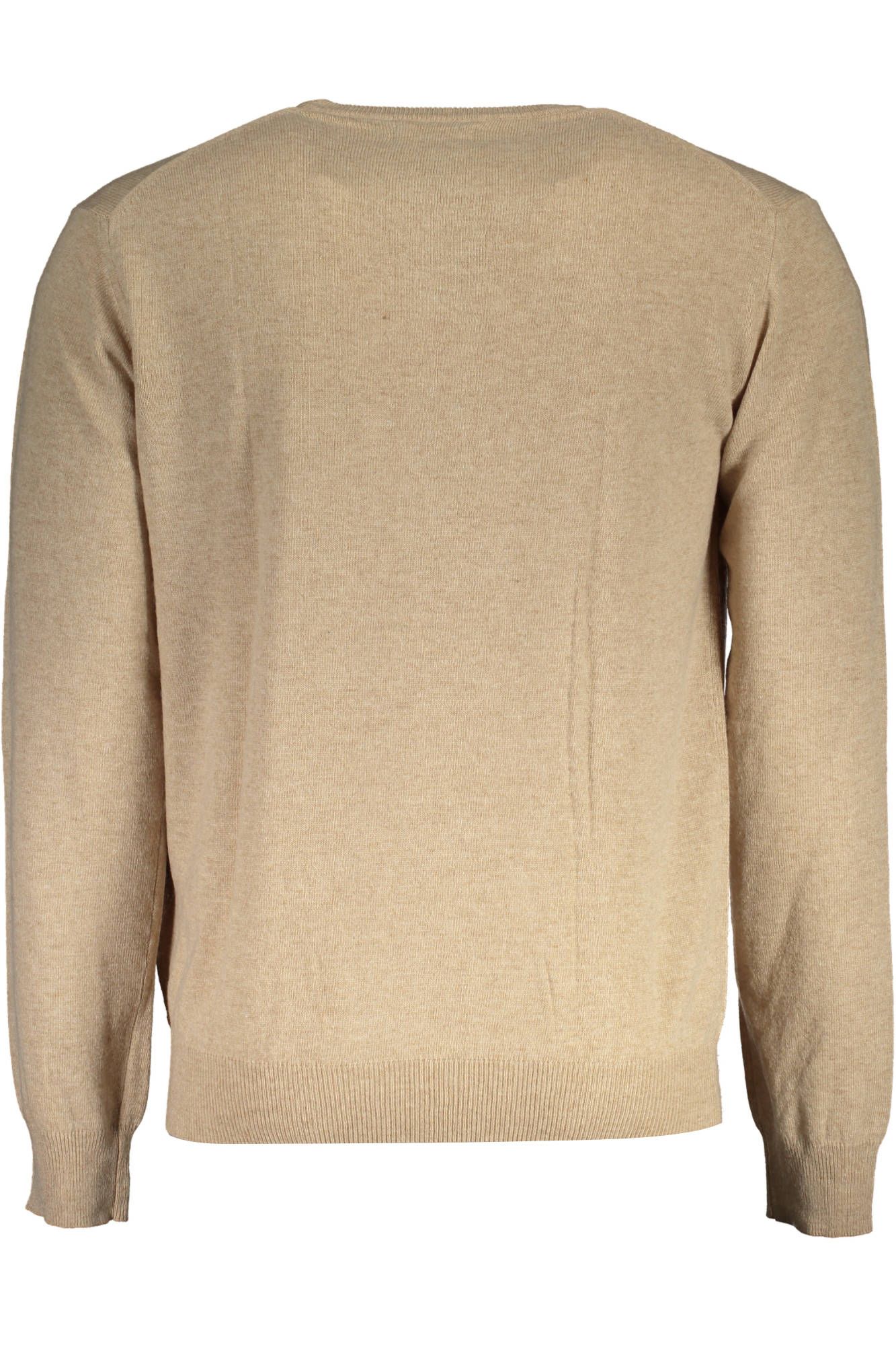 Beige Wool Mens Sweater