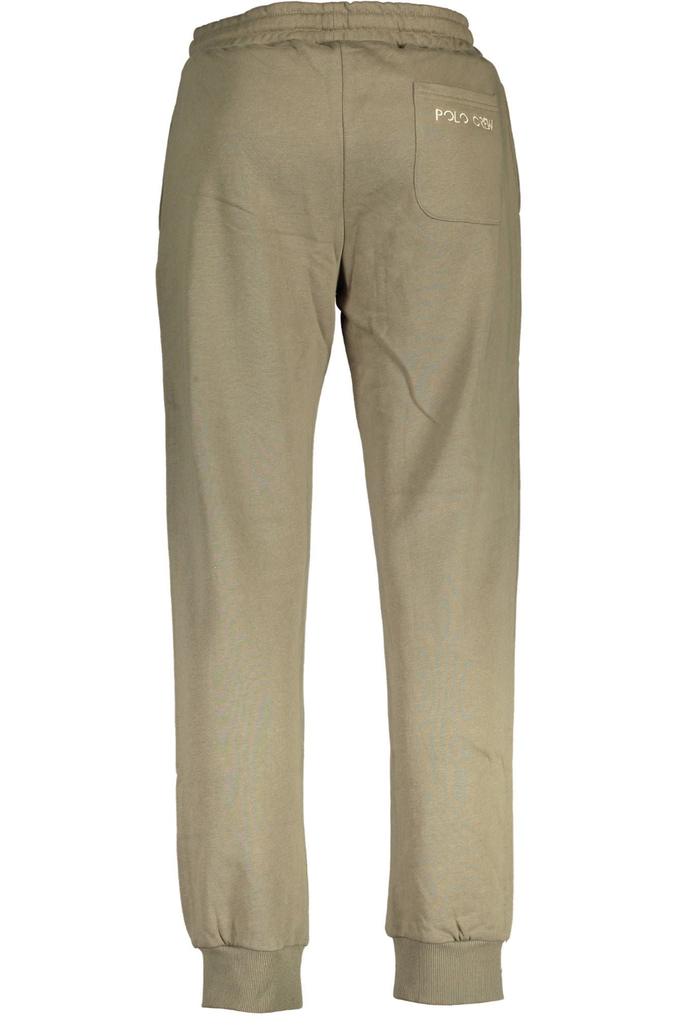 Green Cotton Men Sports Pant