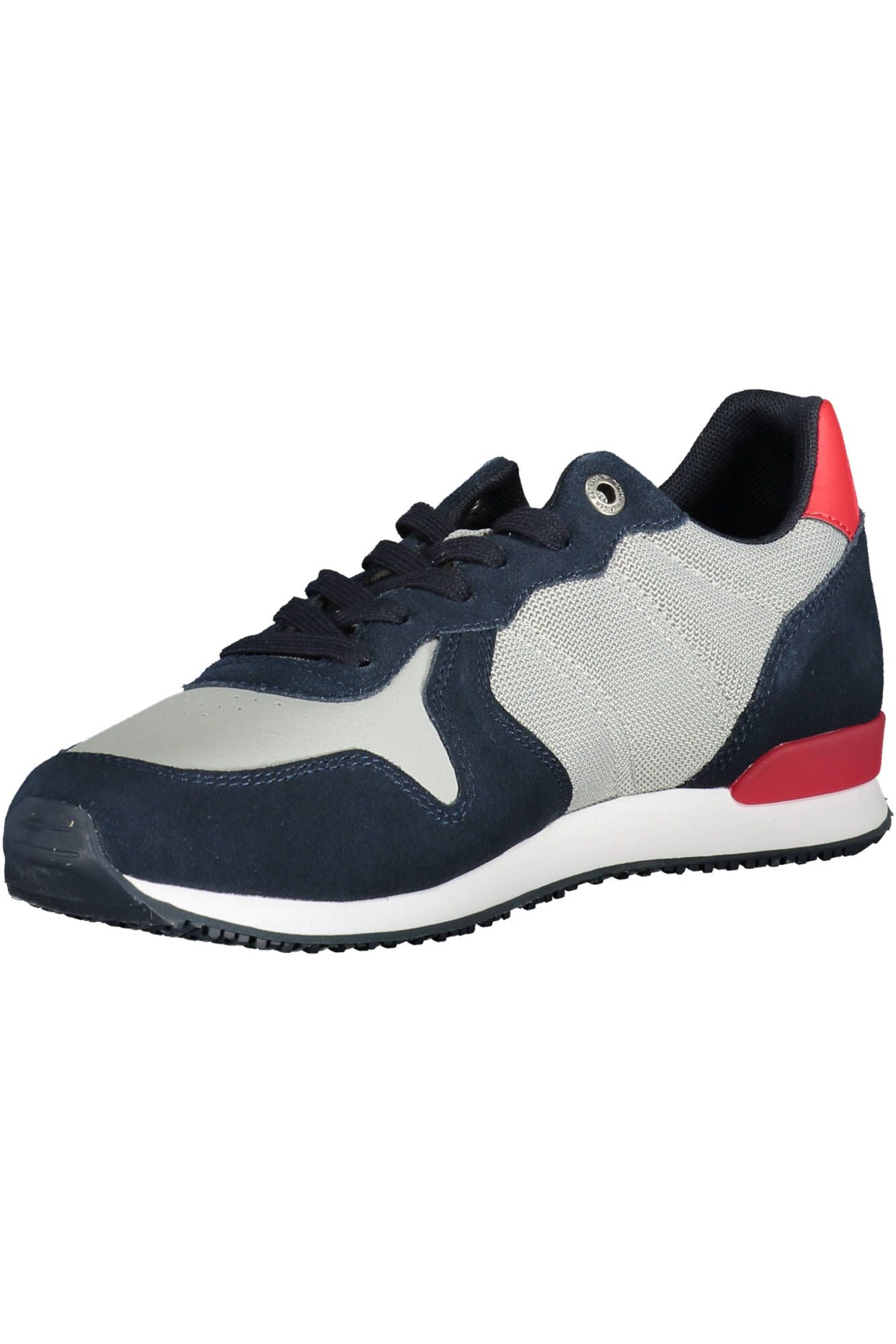 Blue Polyester Men Sneaker