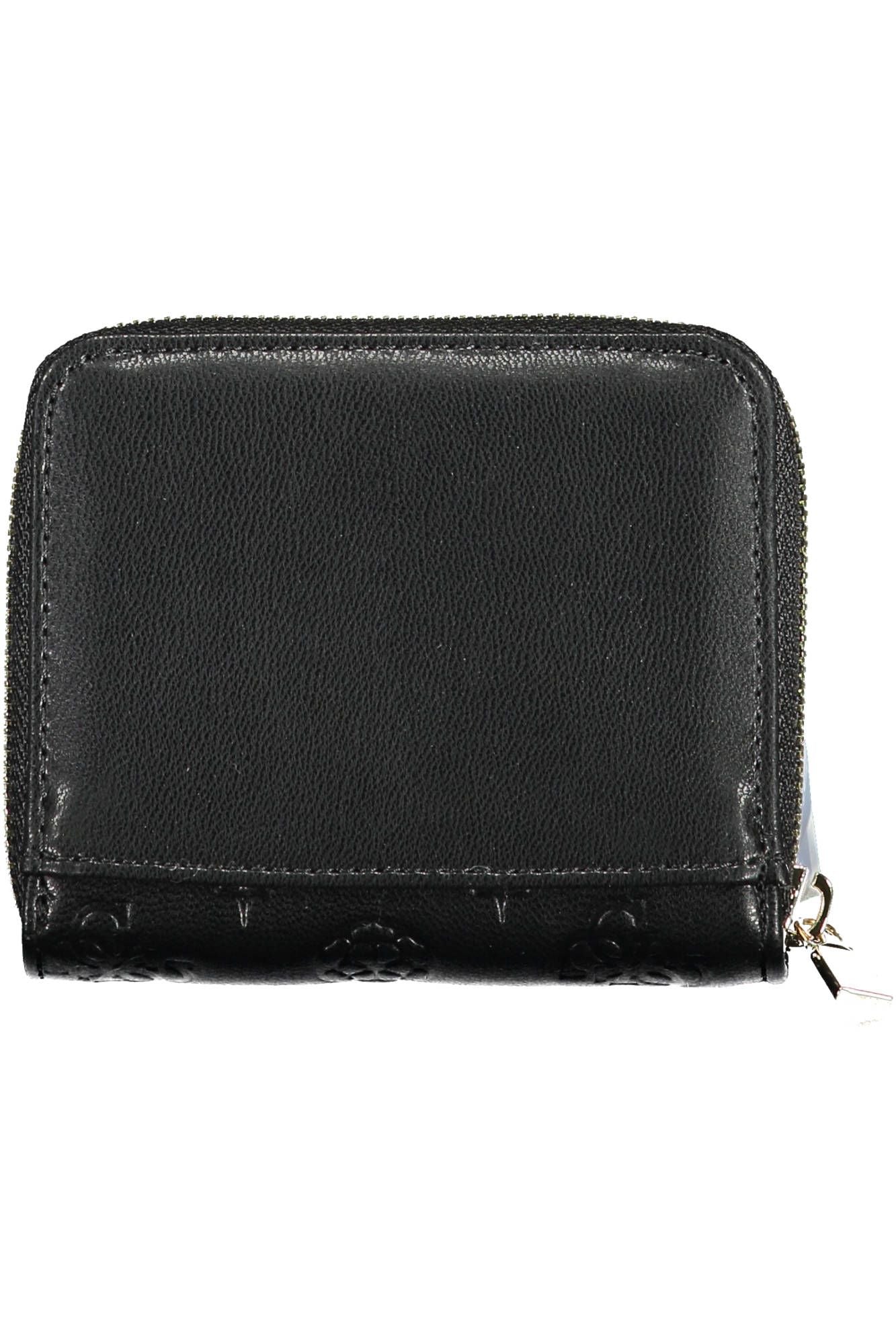 Black Polyurethane Women Wallet