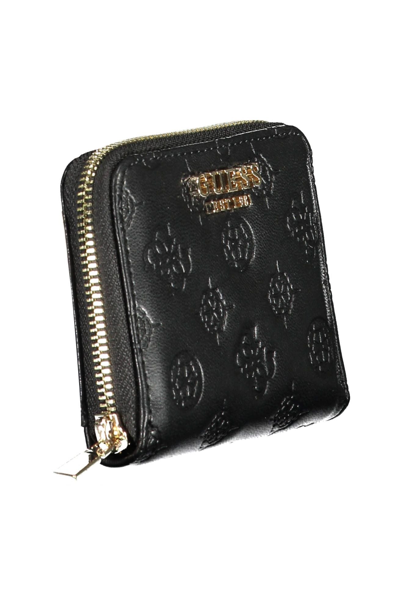 Black Polyurethane Women Wallet