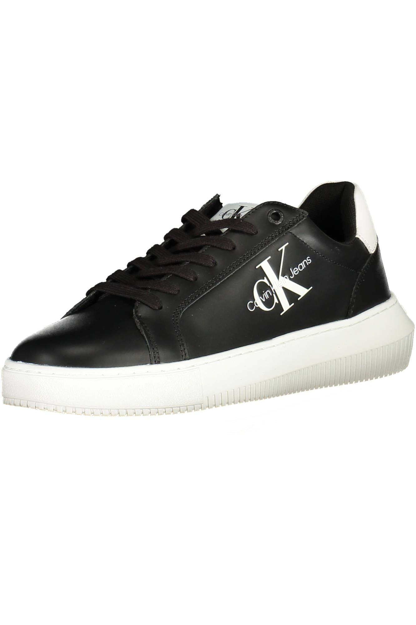 Black Polyester Men Sneaker