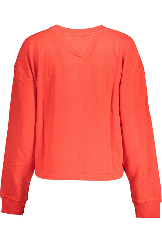 Red Cotton Women Sweater