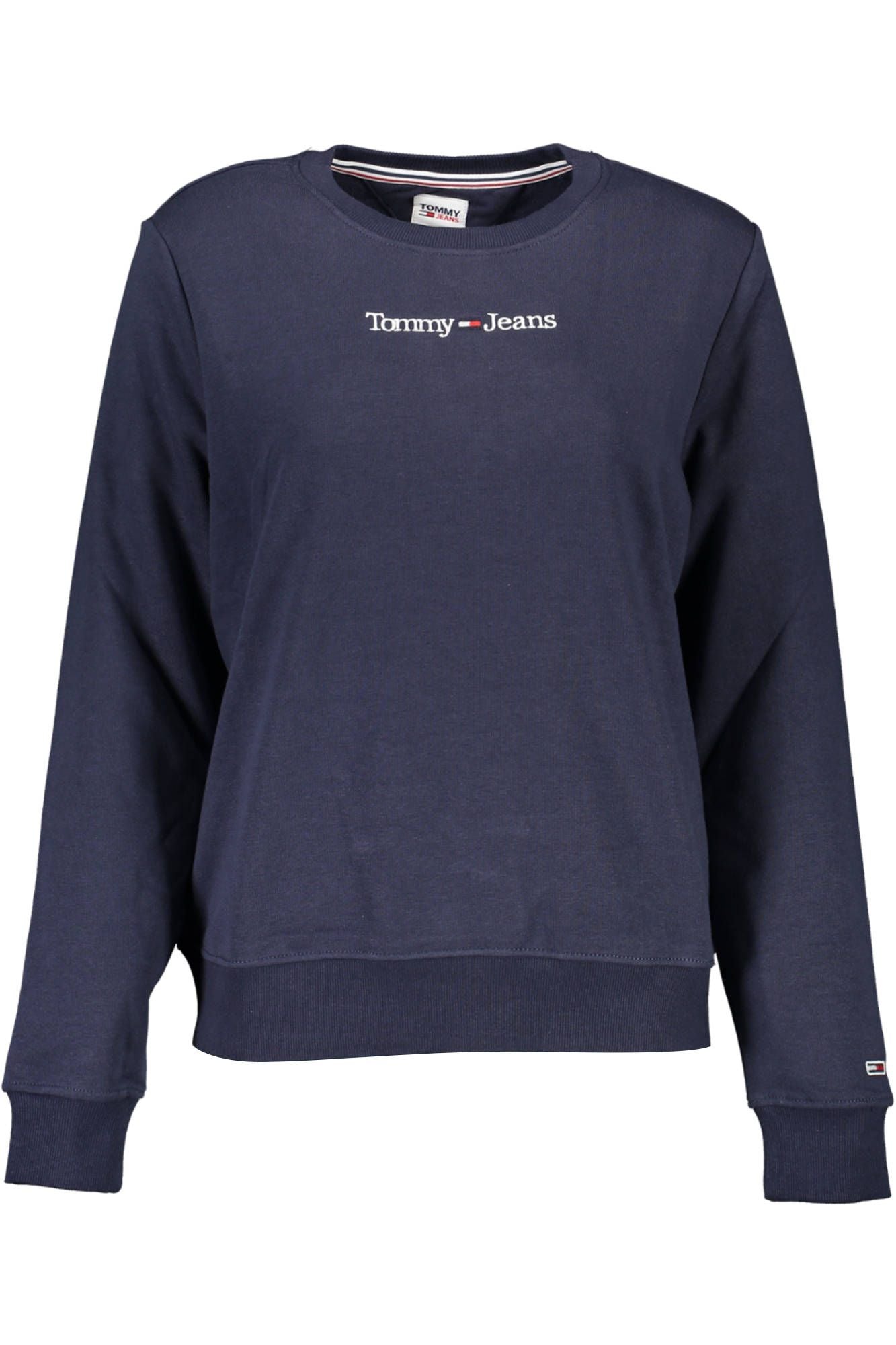 Blue Cotton Women Sweater