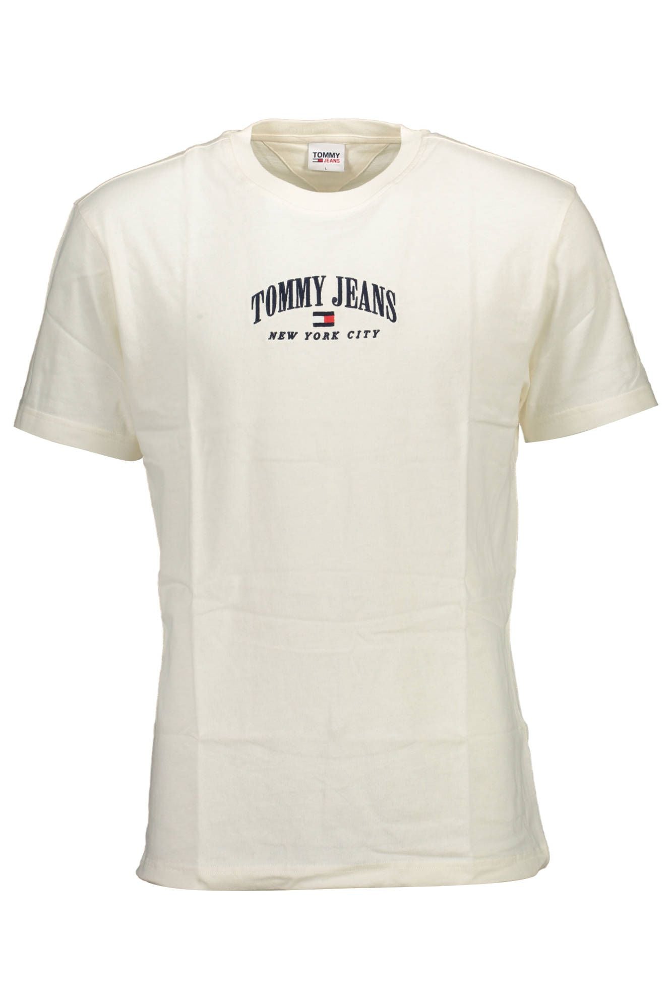 White Cotton Men T-Shirt