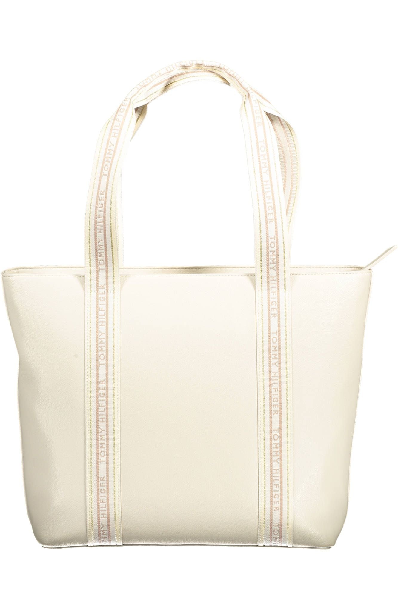 Beige Polyester Women Handbag