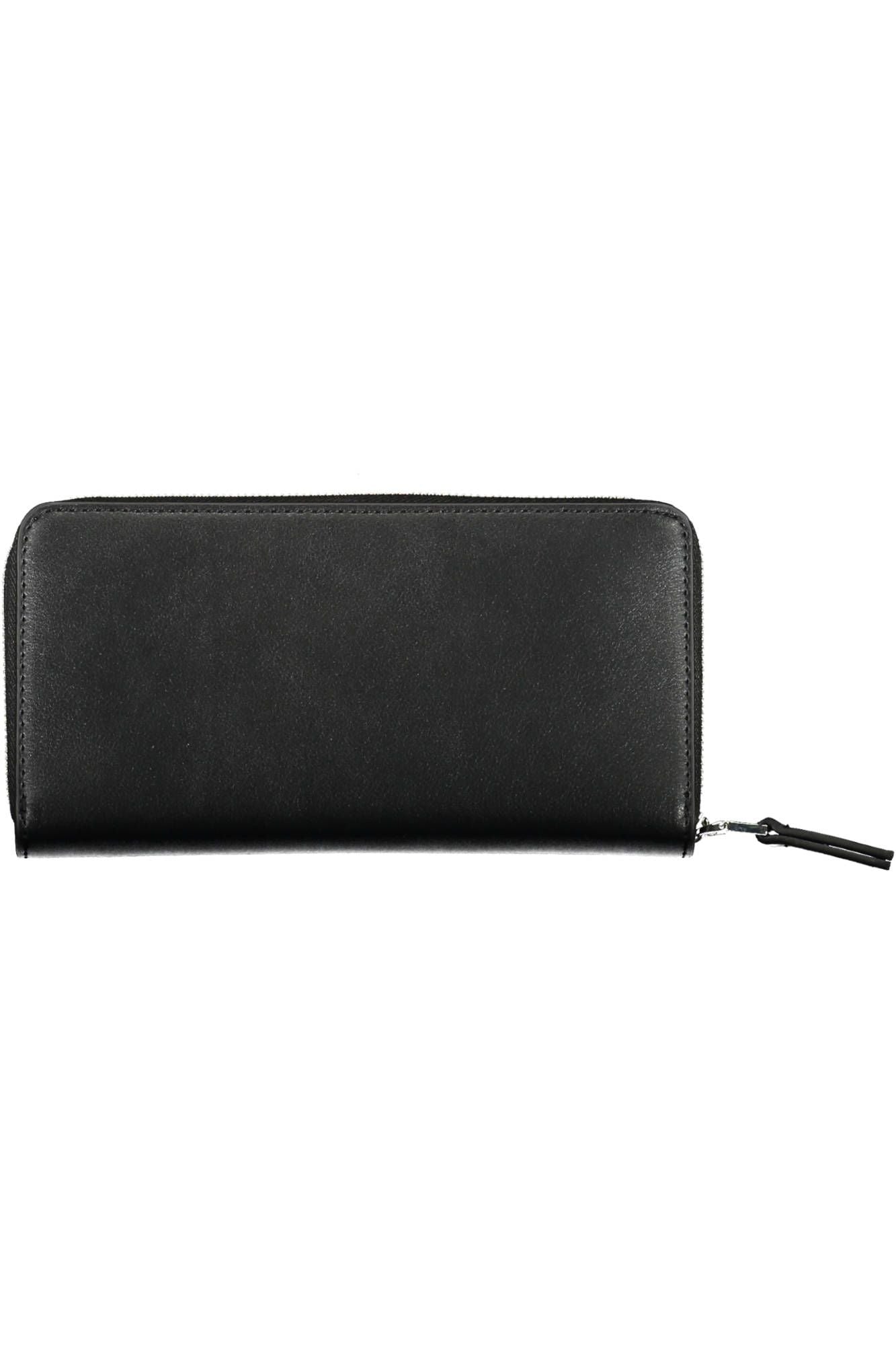 Black Polyurethane Women Wallet