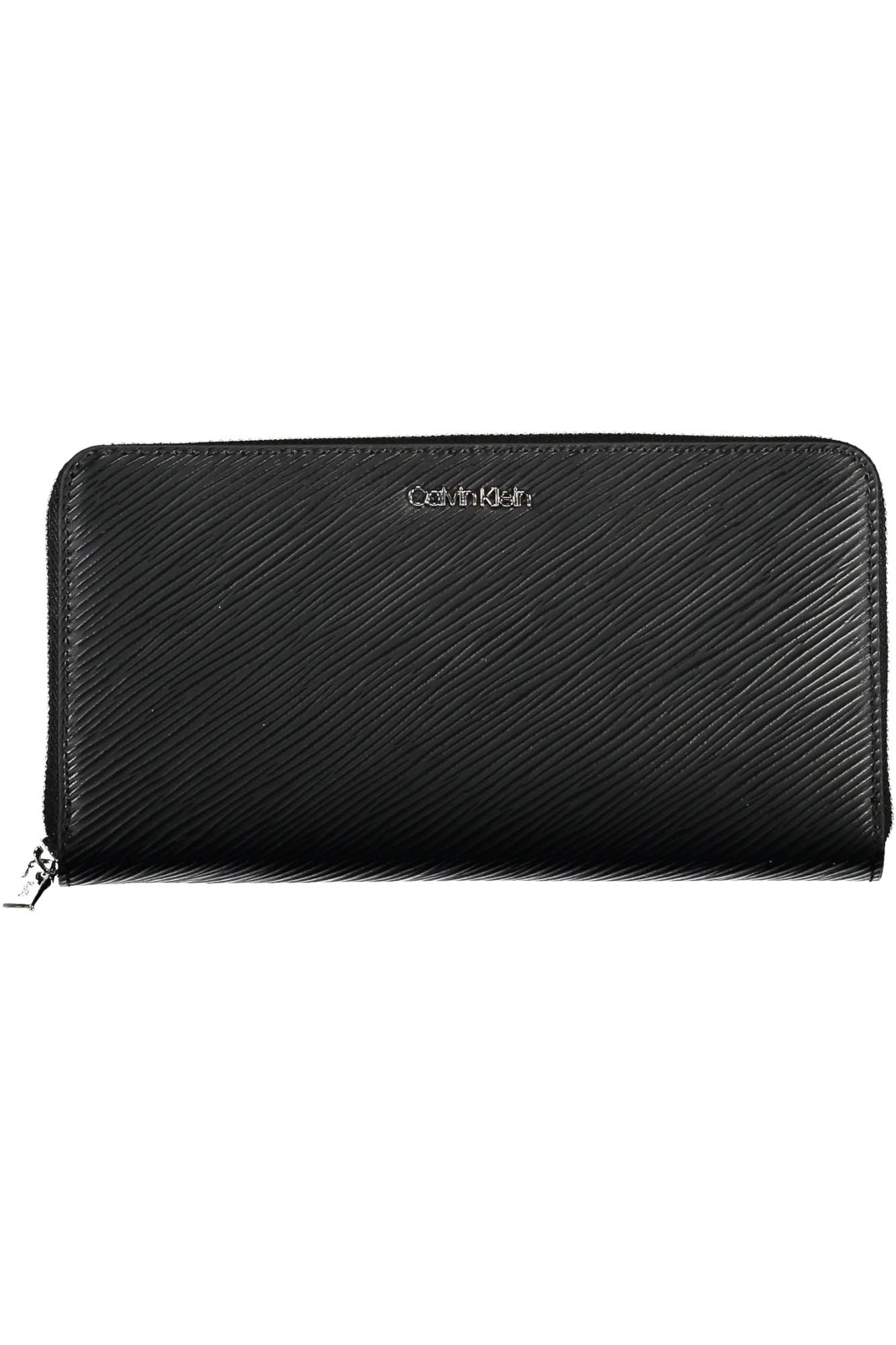 Black Polyurethane Women Wallet
