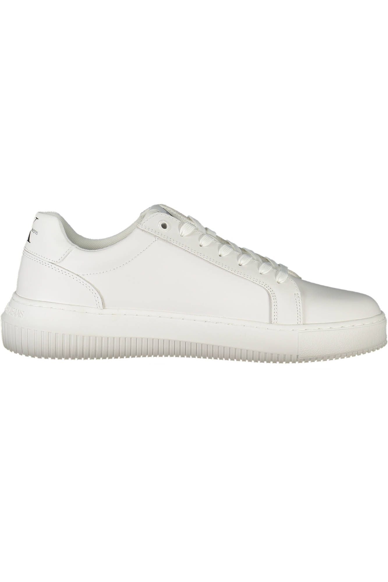 White Polyester Men Sneaker