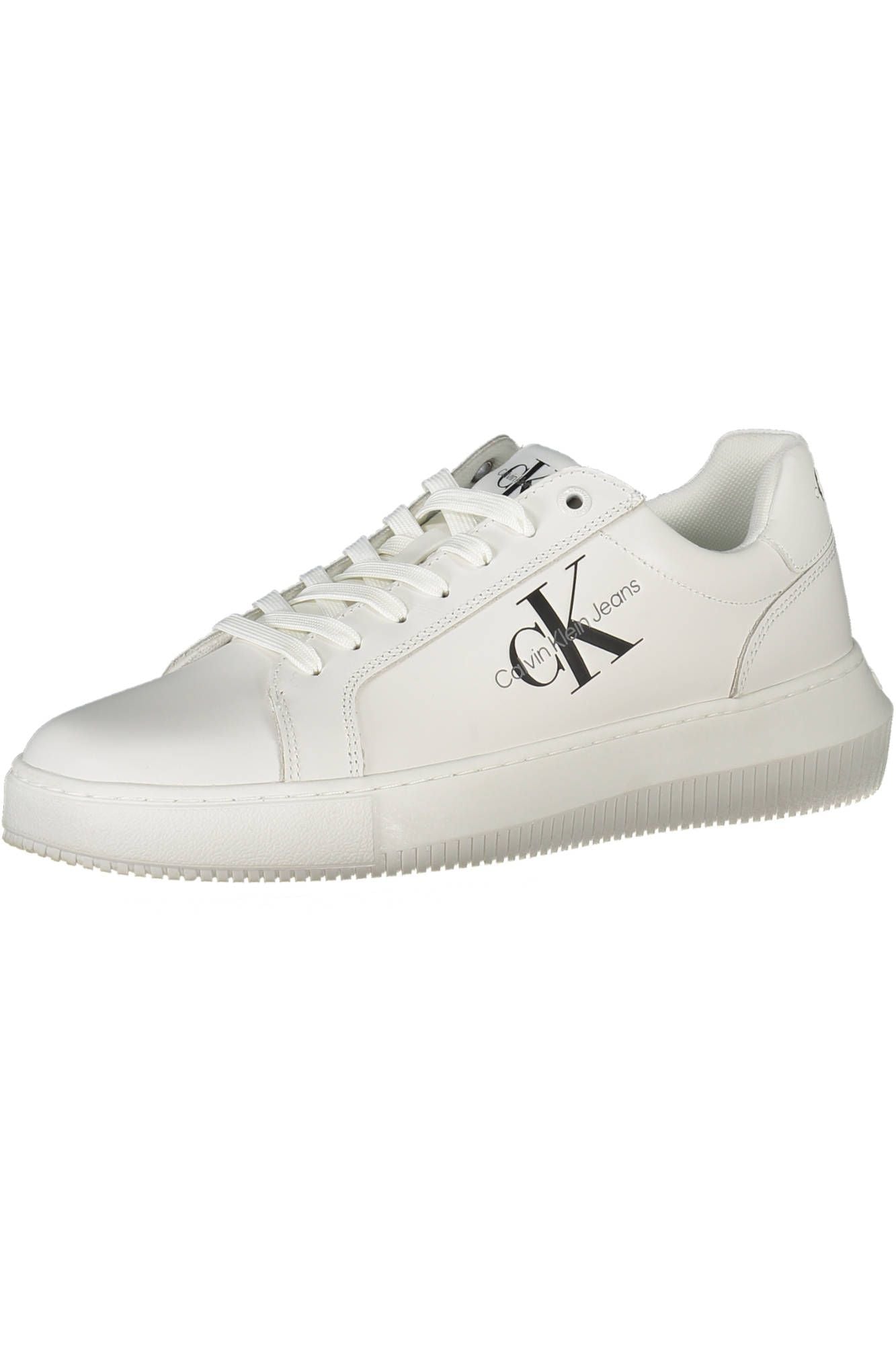 White Polyester Men Sneaker