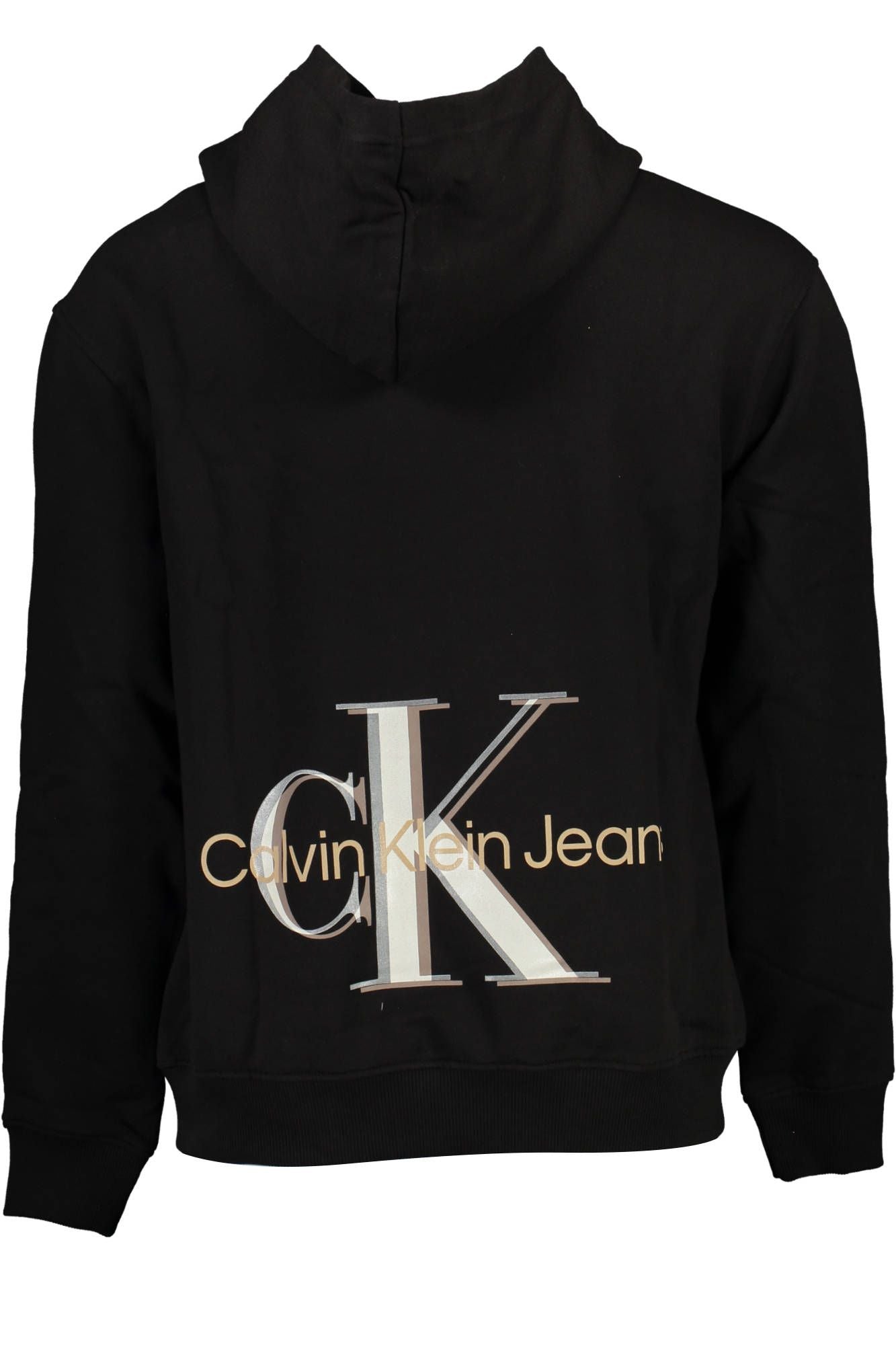 Black Cotton Men Sweater