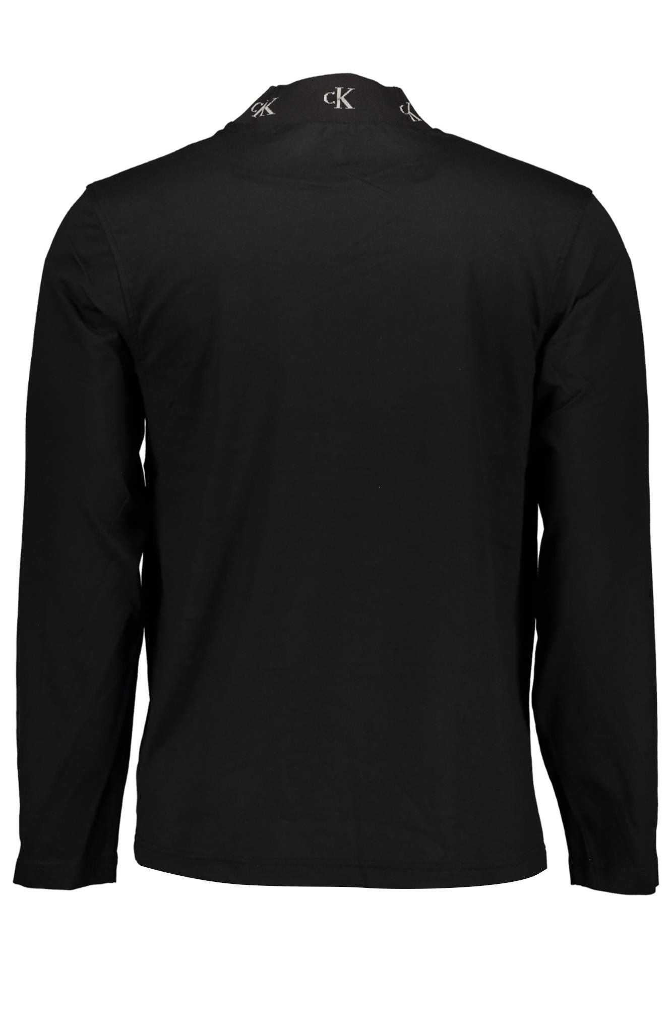 Black Cotton Men T-Shirt