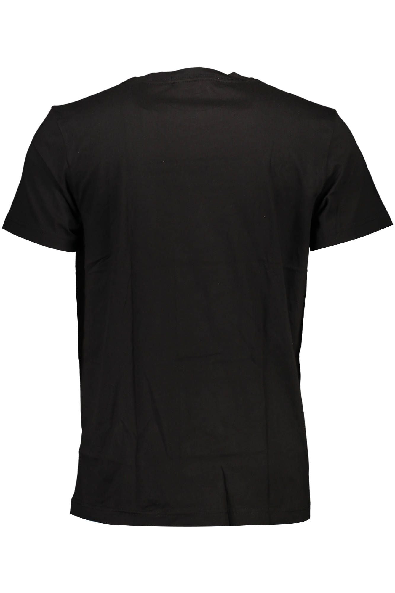 Black Cotton Men T-Shirt