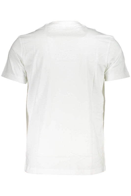 White Cotton Men T-Shirt