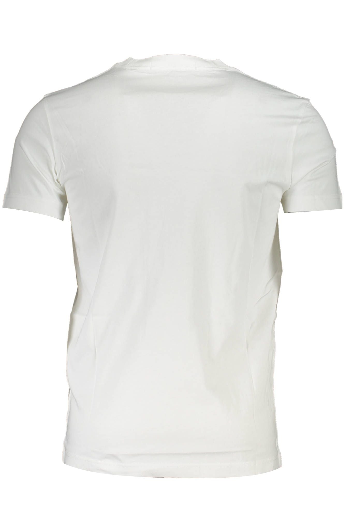 White Cotton Men T-Shirt