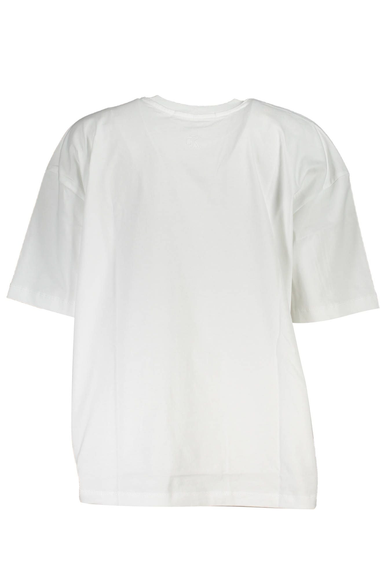 White Cotton Women T-Shirt