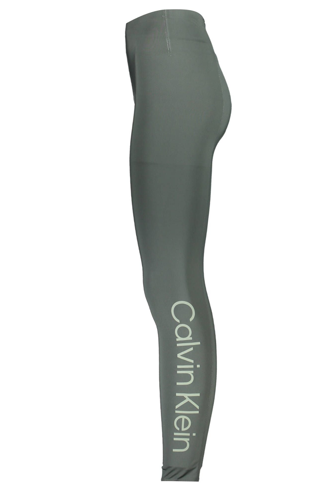 Green Polyester Women Legging
