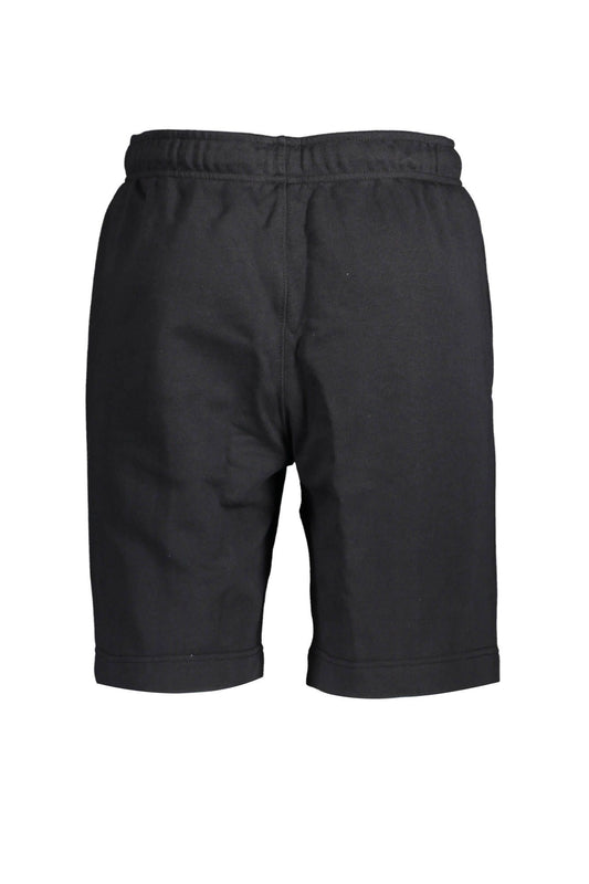 Black Cotton Men Short