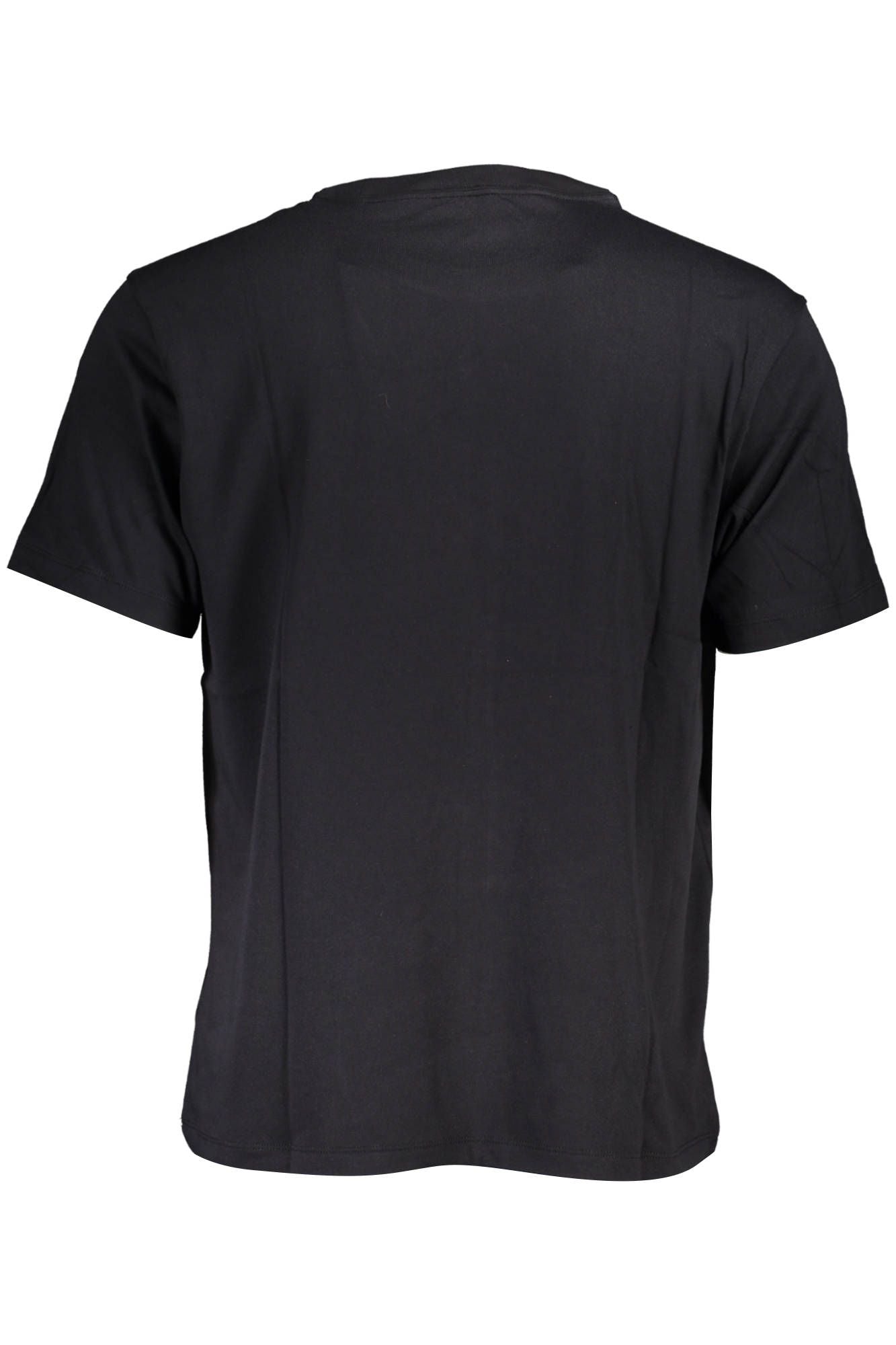 Black Cotton Men T-Shirt