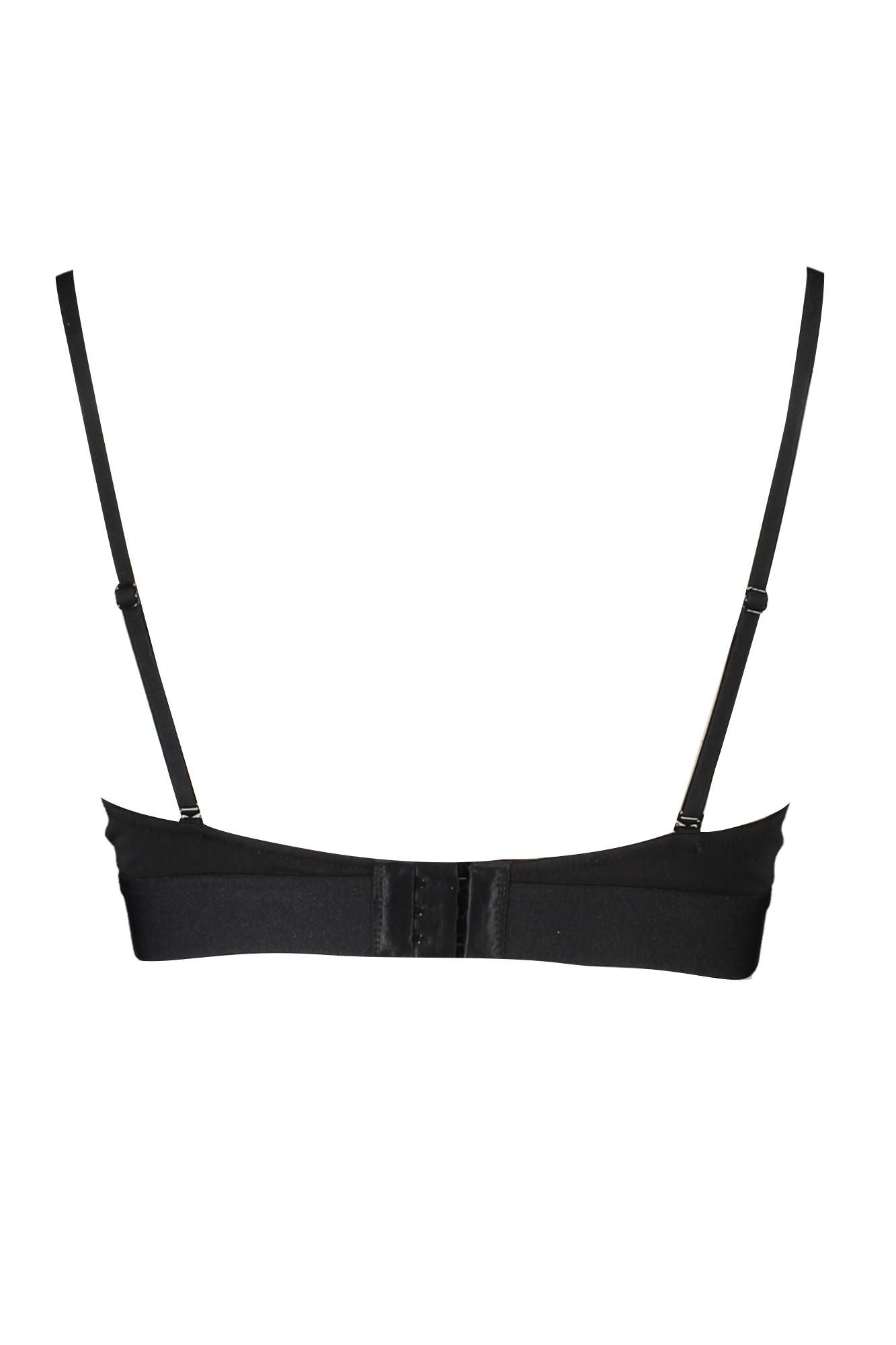 Black Cotton Women Bra